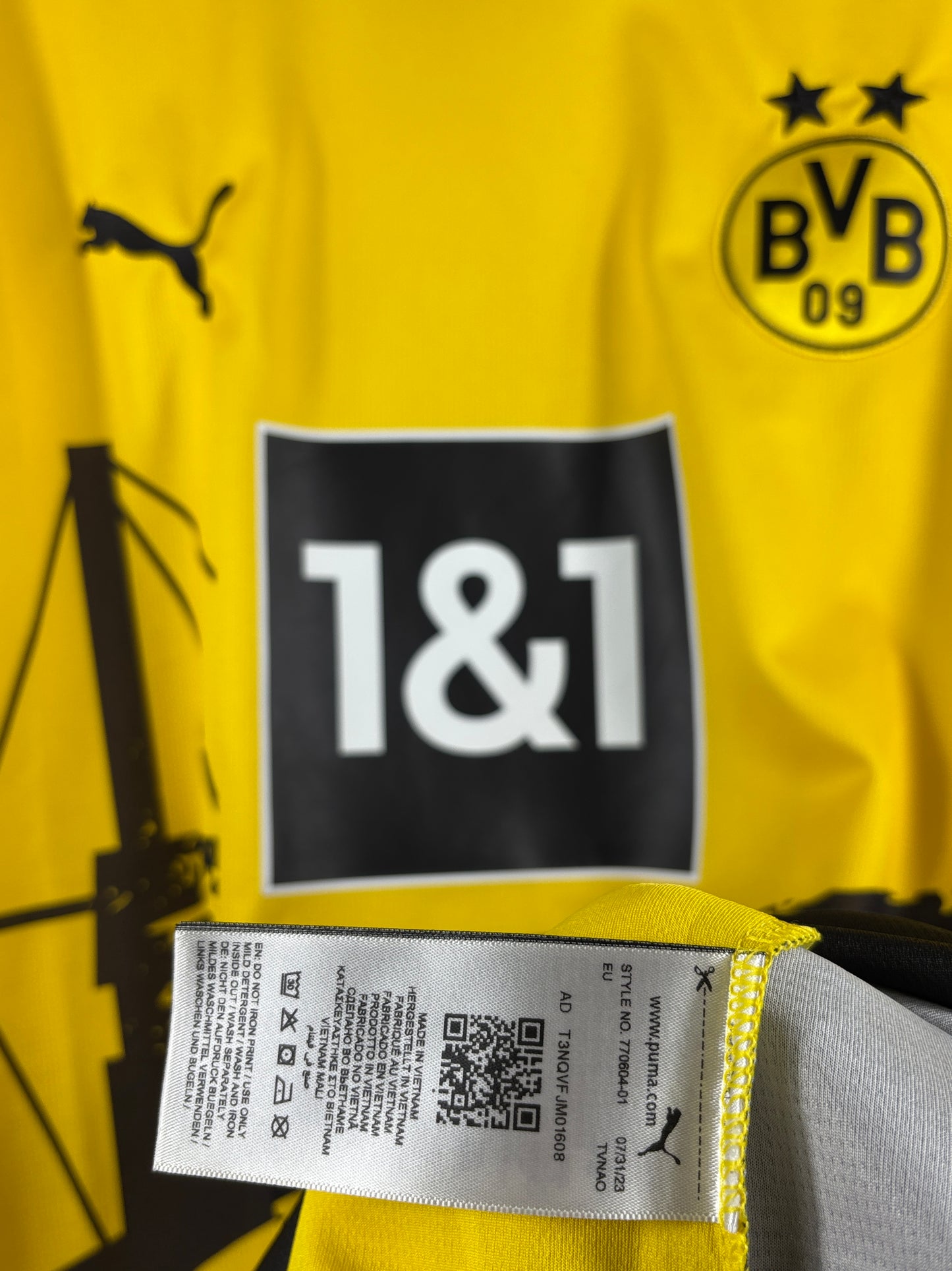 BVB Borussia Dortmund 2023/2024 Heimtrikot - L - #10 Sancho (mit Original Rechnung & Etiketten)