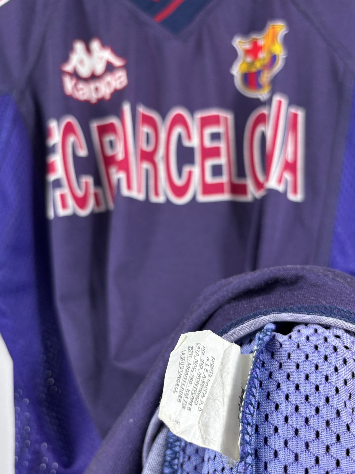 FC Barcelona 1997/1998 Original Trainingstrikot – L