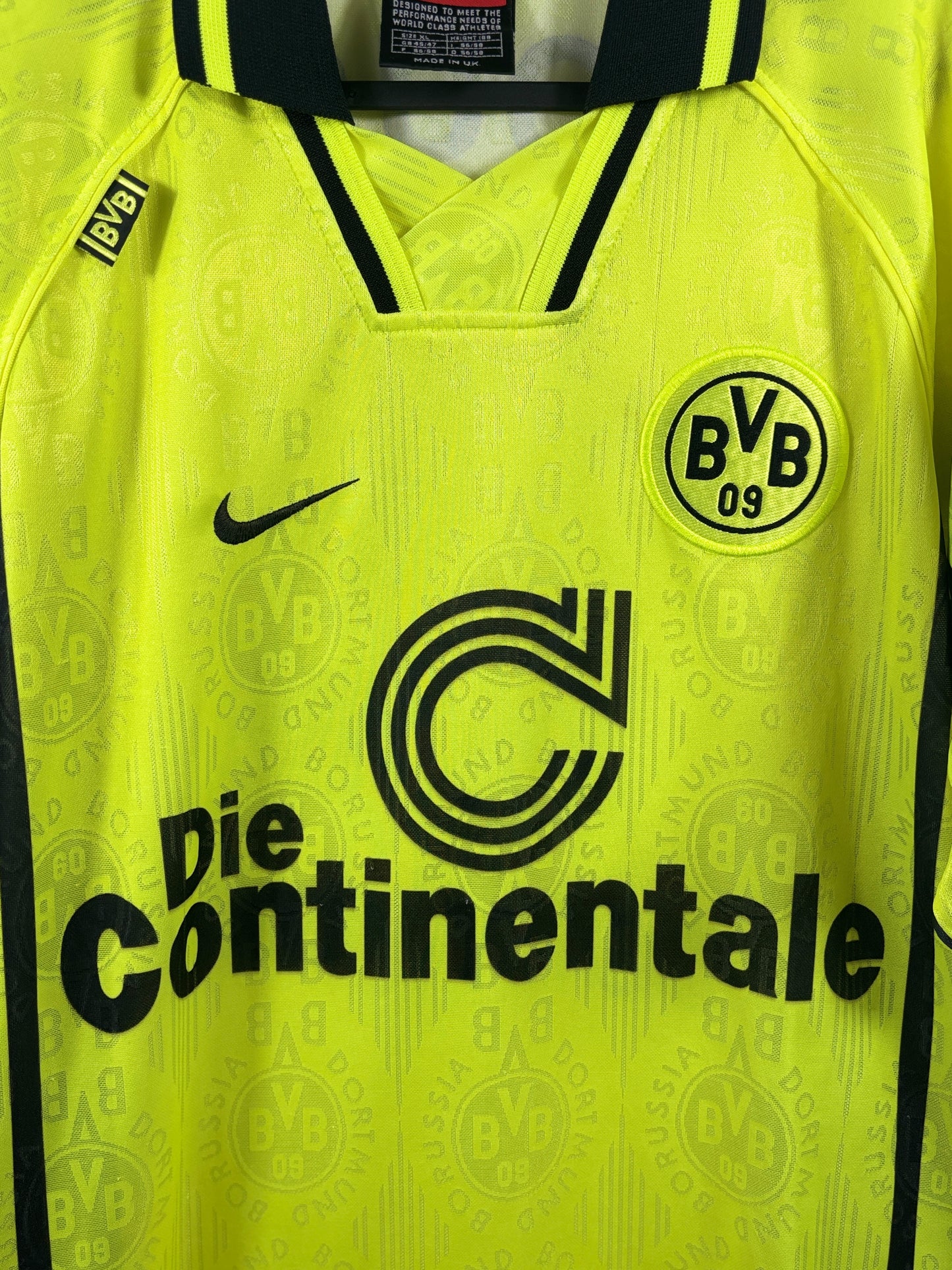 BVB Borussia Dortmund 1996/1997 Heimtrikot - XL - #19 Sousa