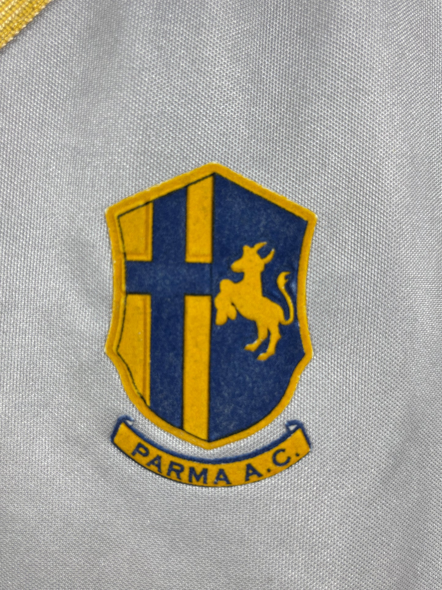 Parma AC 2000/2001 Auswärtstrikot mit Sonderflock - L - #18 Stev (Matchworn)