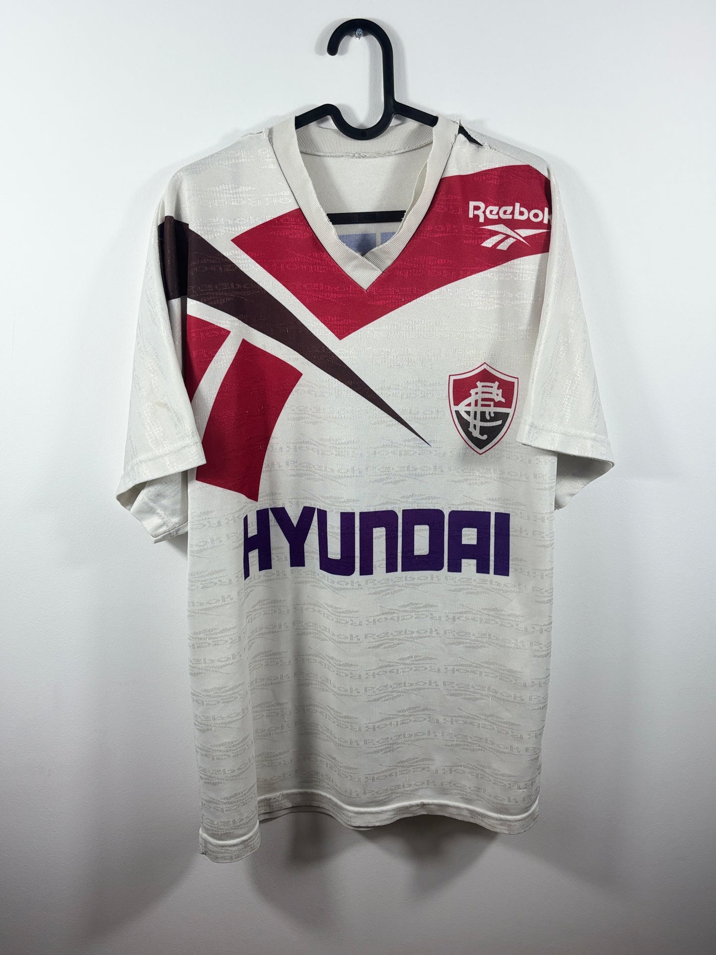 Camisa Fluminense 1995/1996 Auswärtstrikot - L (DEFEKT)