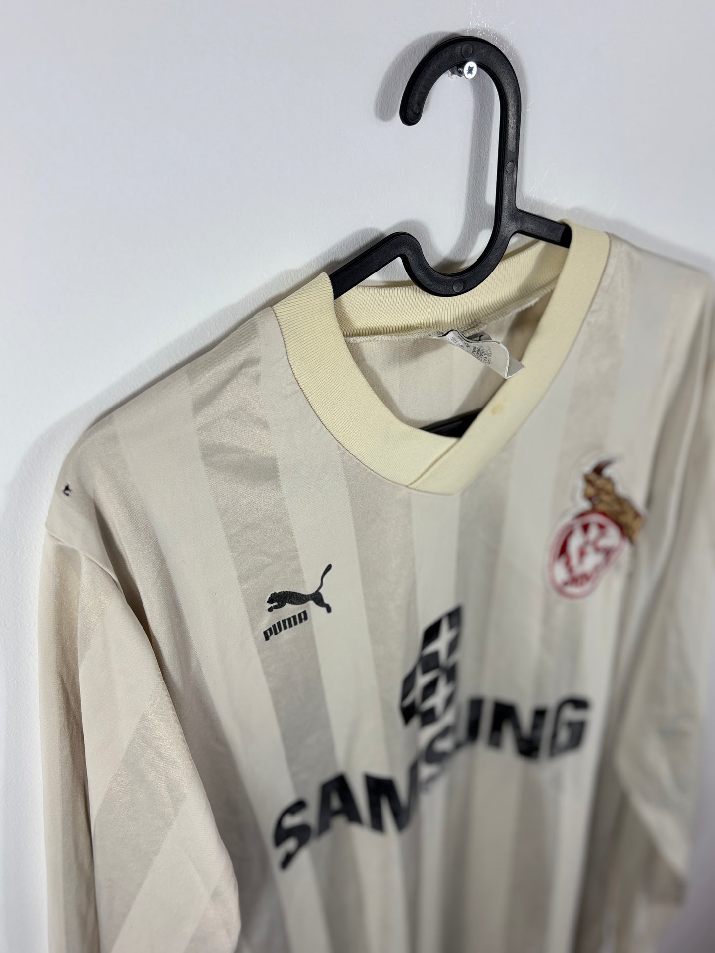 1. FC Köln 1988/1990 Heimtrikot Samsung – M - Langarm
