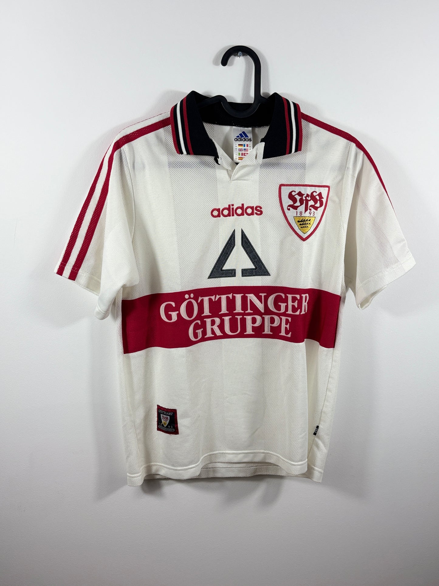 VfB Stuttgart 1997/1998 Heimtrikot Göttinger - XS