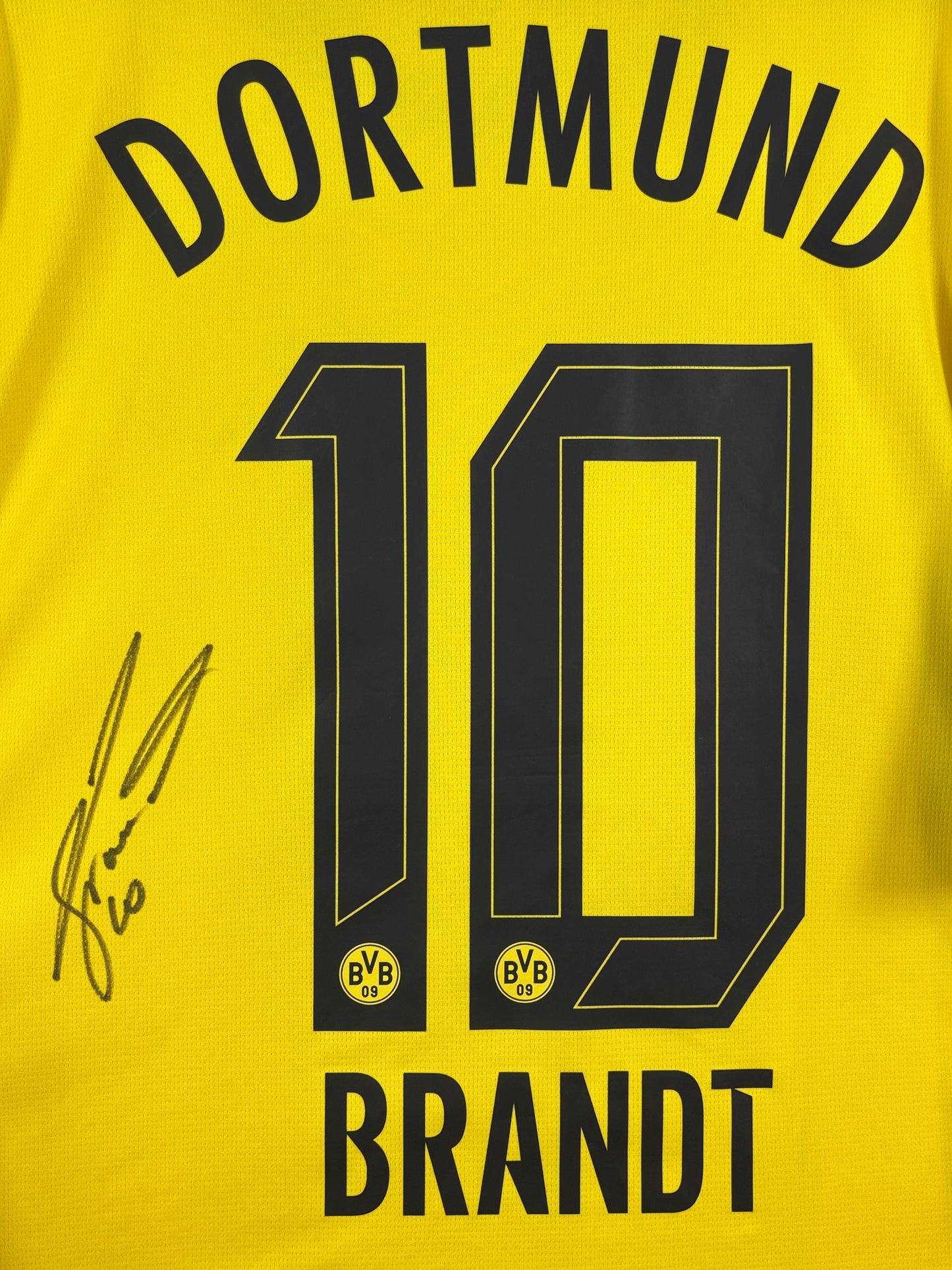 BVB Borussia Dortmund 2024/2025 Heimtrikot - XL - #10 Brandt (signiert & mit Original Rechnung + Etiketten)