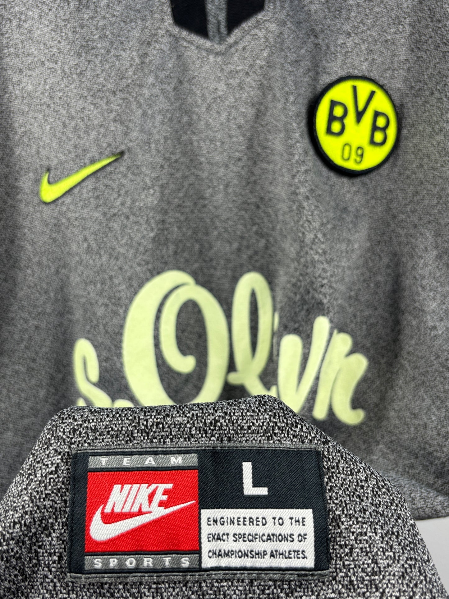 BVB Borussia Dortmund 1997/1998 Auswärtstrikot- L (DEFEKT)