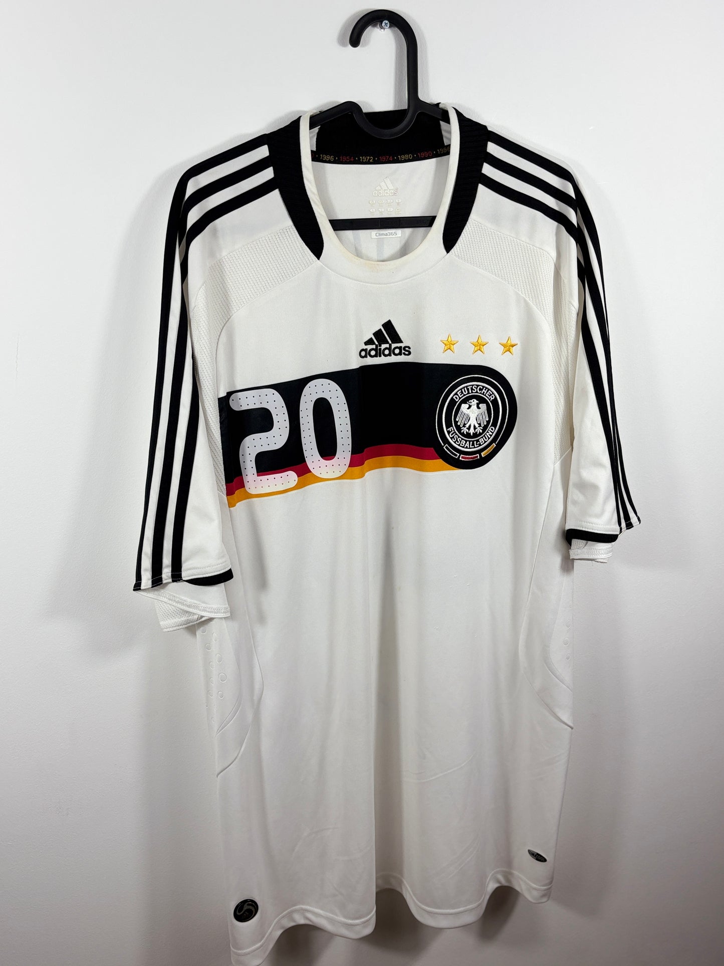 Deutschland DFB 2008 Heimtrikot – XL - #20 Podolski (signiert)