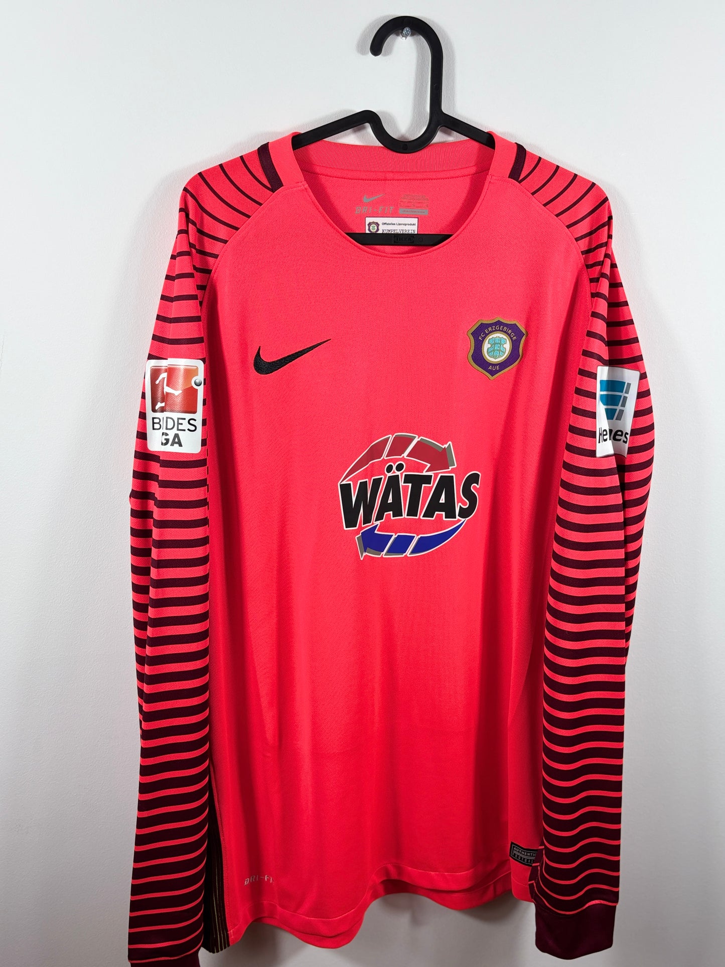 FC Erzgebirge Aue 2016/2017 Torwarttrikot - L - #13 Ebersbach (Matchprepared)