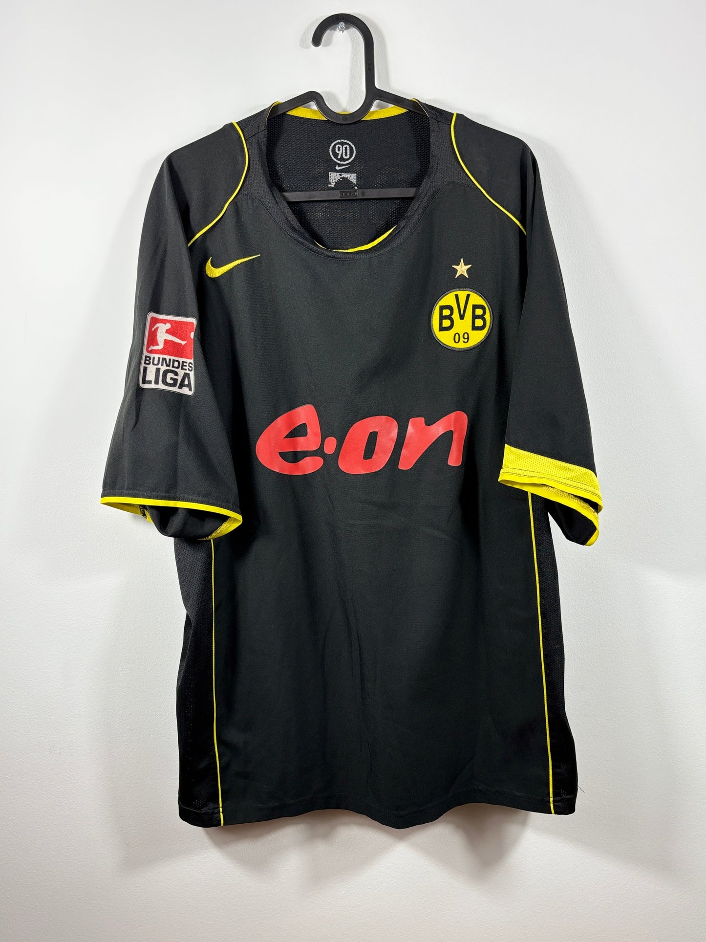 BVB Borussia Dortmund 2004/2005 Auswärtstrikot - L/XL - #9 Koller