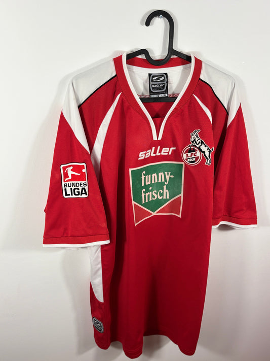 1. FC Köln 2004/2005 Heimtrikot Funny frisch – L/XL - #10 Podolski