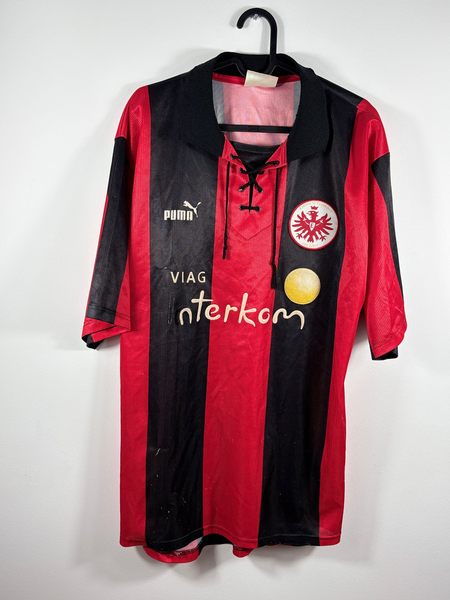 Eintracht Frankfurt 1999/2000 Jubiläumstrikot 100 Jahre - L - (beschädigt)