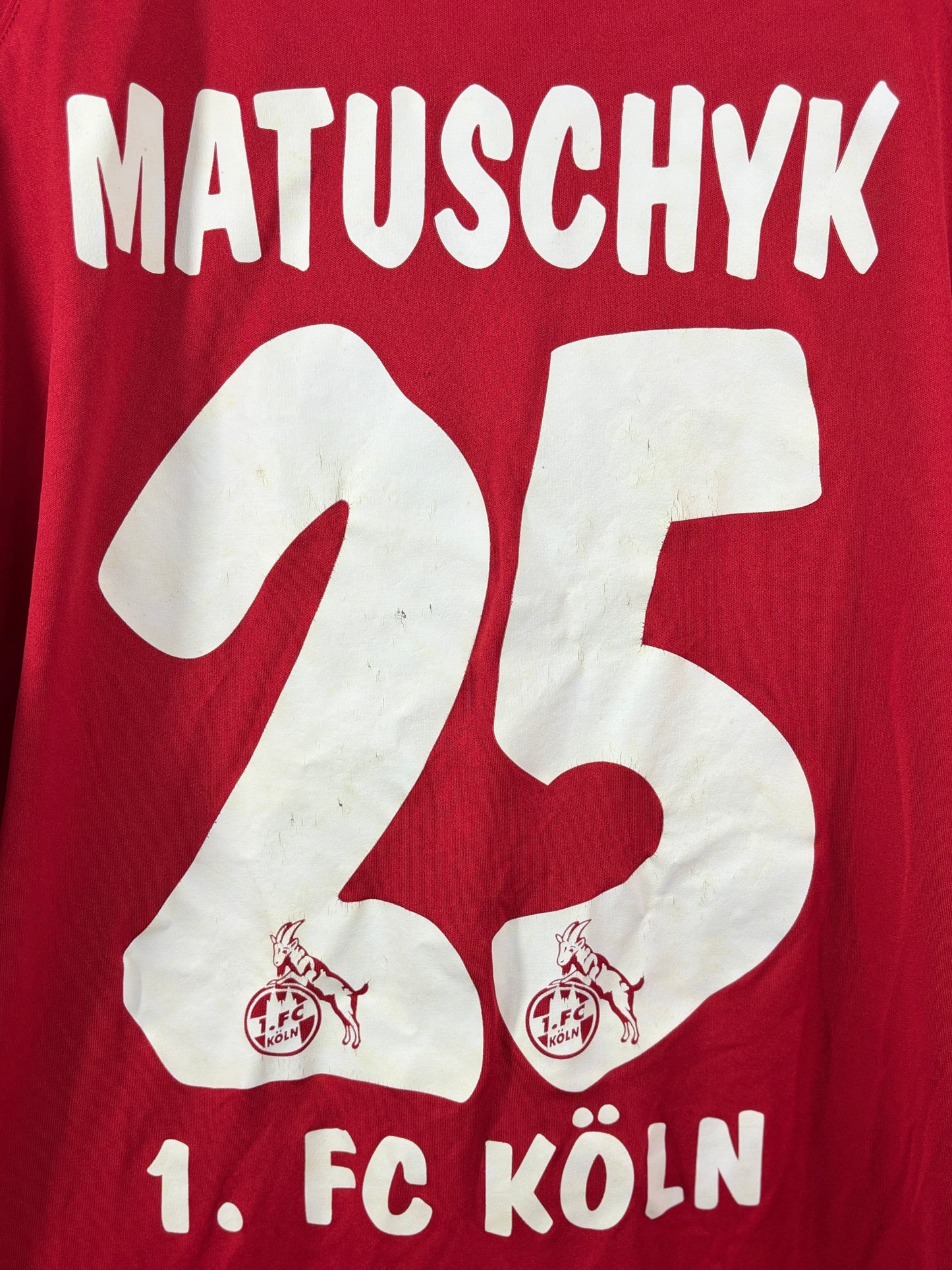 1. FC Köln 2008/2009 Heimtrikot Rewe – XL - #25 Matuschyk