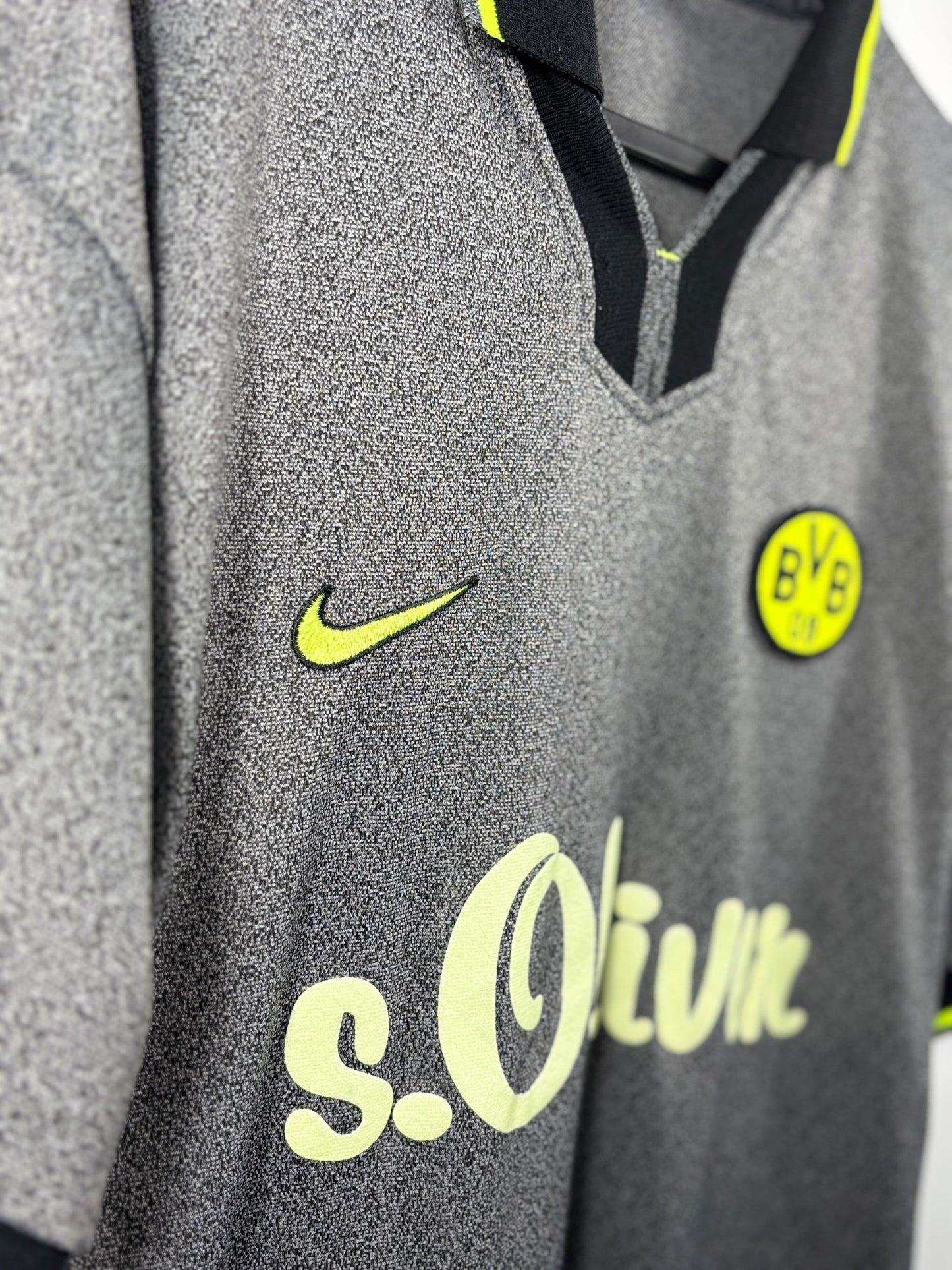 BVB Borussia Dortmund 1997/1998 Auswärtstrikot- L (DEFEKT)