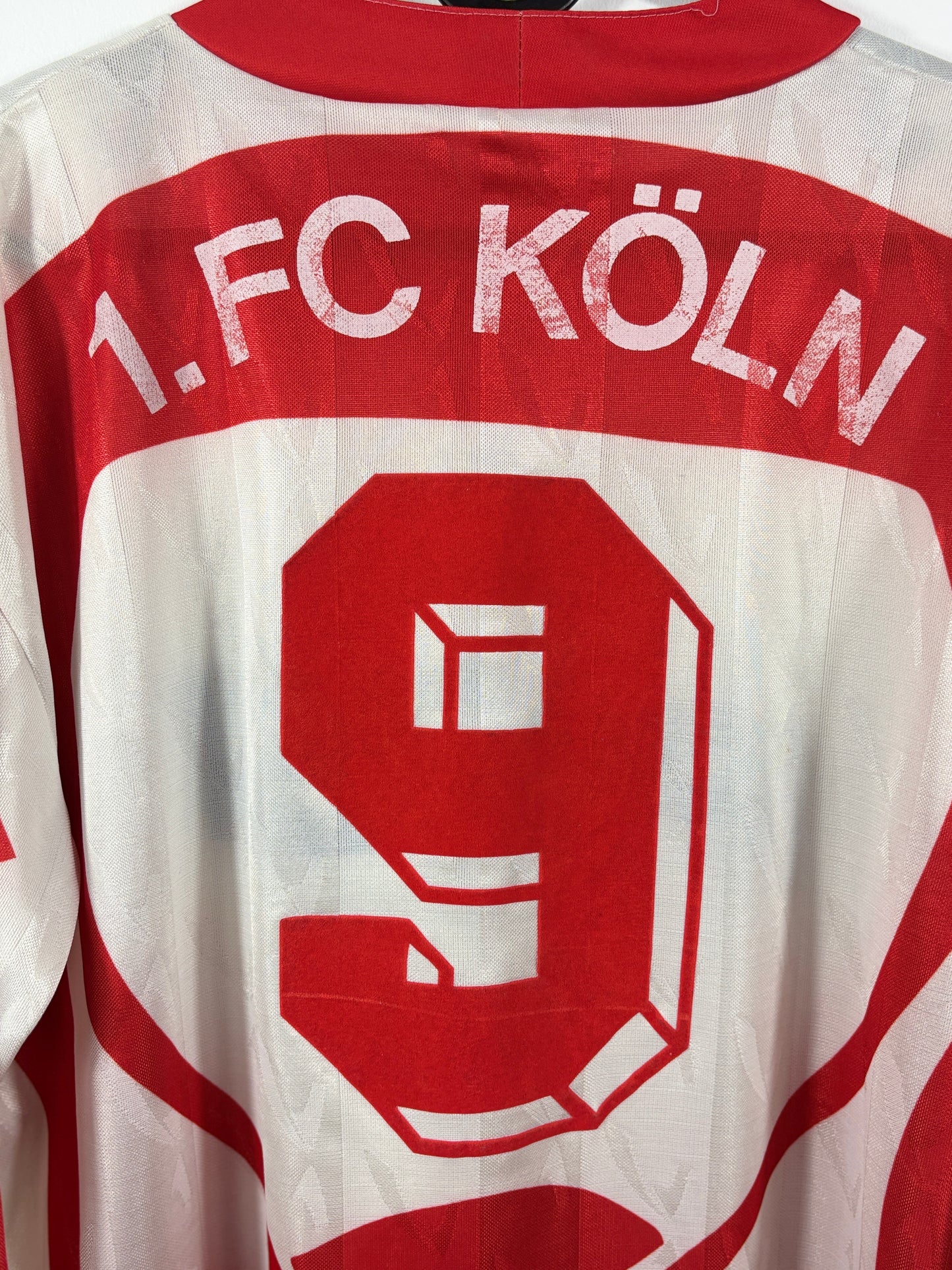 1. FC Köln 1993/1994 Heimtrikot Pepsi– XL - #9 Littbarski