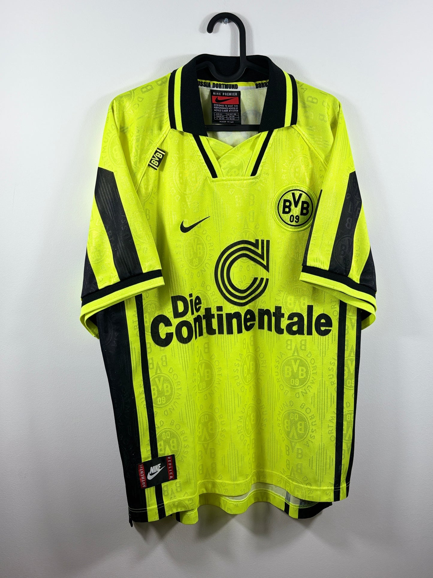 BVB Borussia Dortmund 1996/1997 Heimtrikot - XL - #19 Sousa