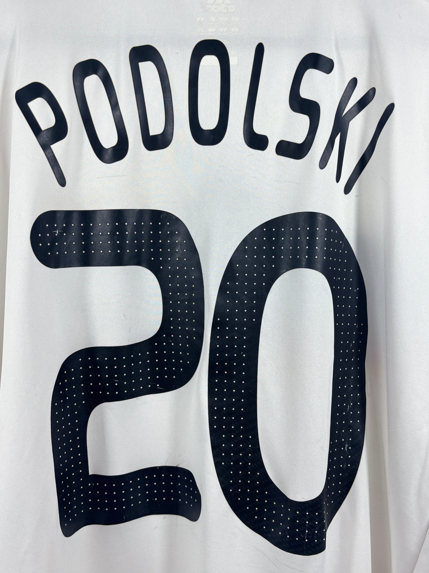 Deutschland DFB 2008 Heimtrikot – XL - #20 Podolski (signiert)