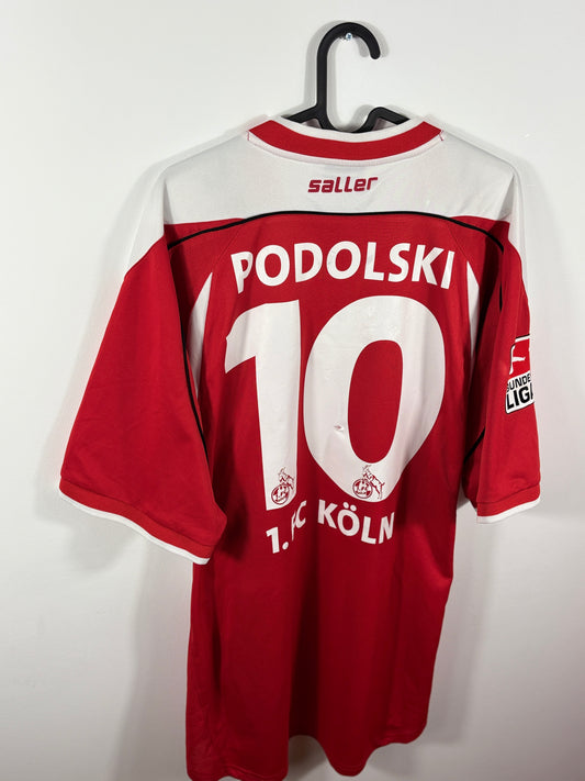1. FC Köln 2004/2005 Heimtrikot Funny frisch – L/XL - #10 Podolski
