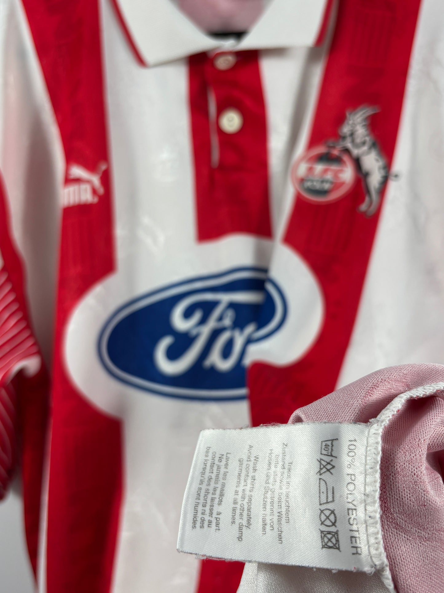 1. FC Köln 1995/1996 Heimtrikot Ford – XL - #9