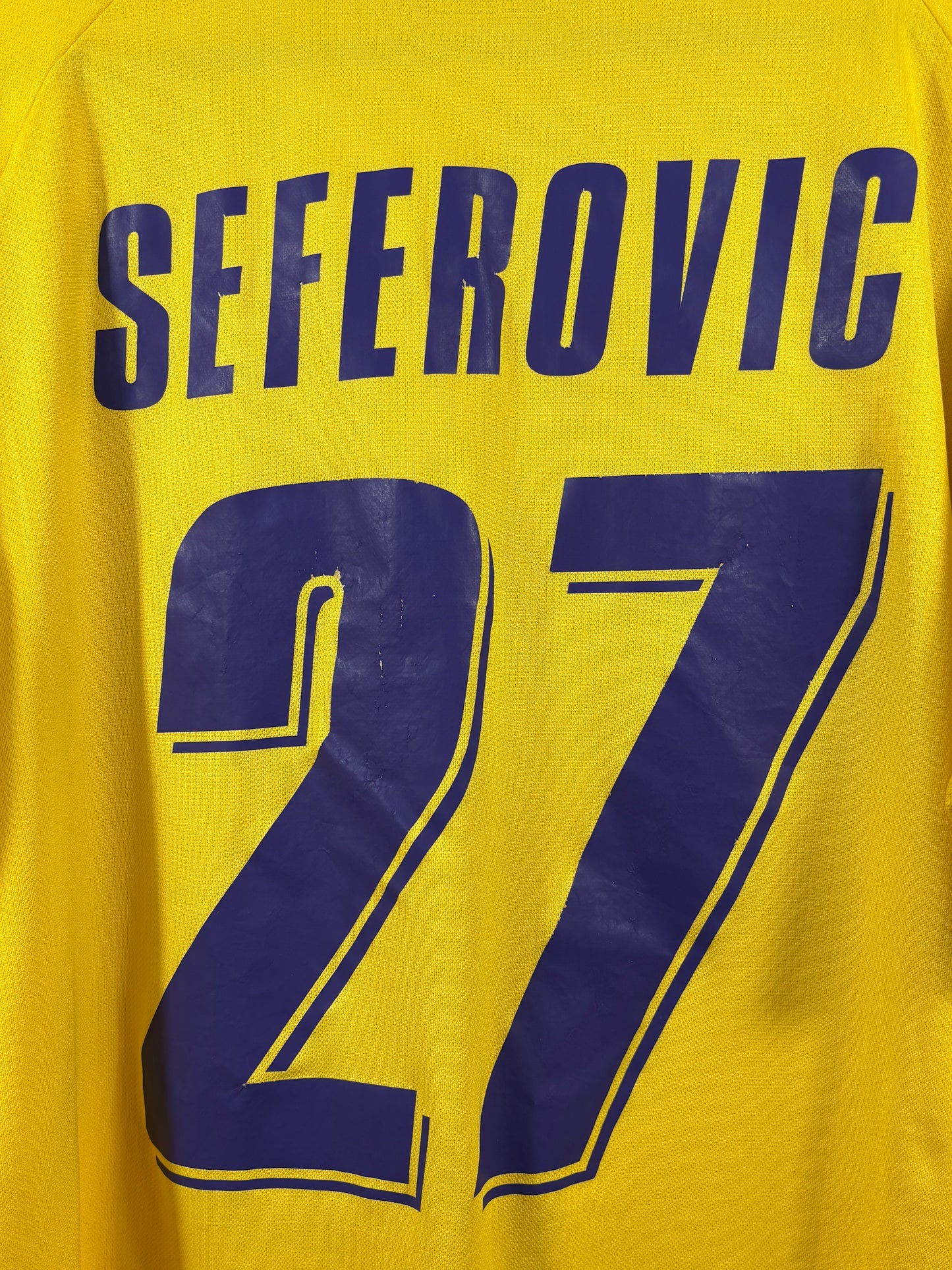 ACF Fiorentina 2010/2011 Ausweichtrikot – XL - #27 Seferovic (signiert)