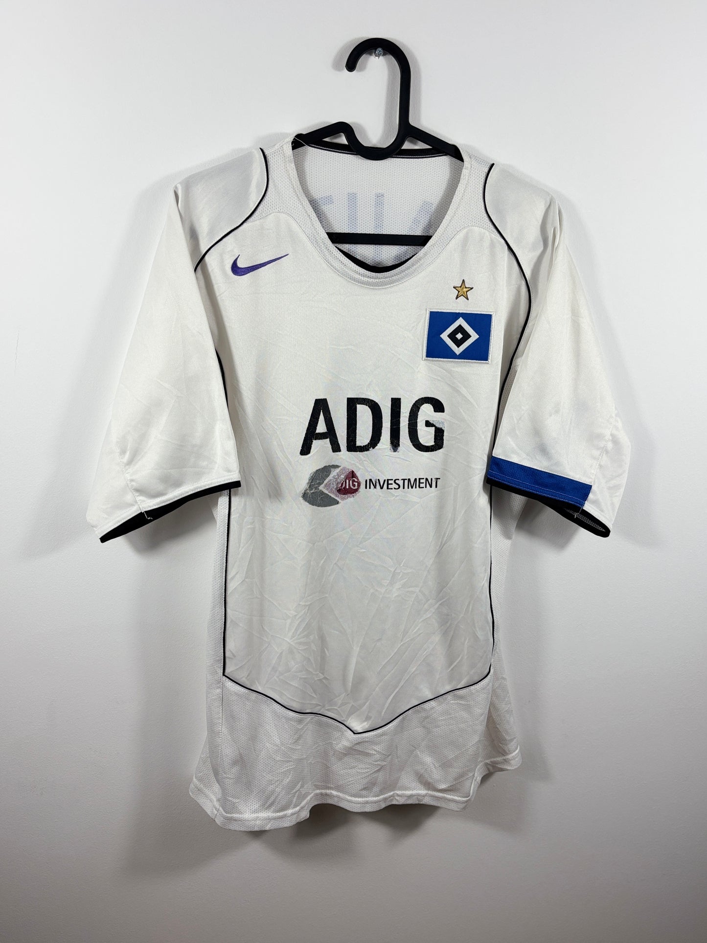 Hamburger SV 2004/2005 Auswärtstrikot - M - #11 Lauth