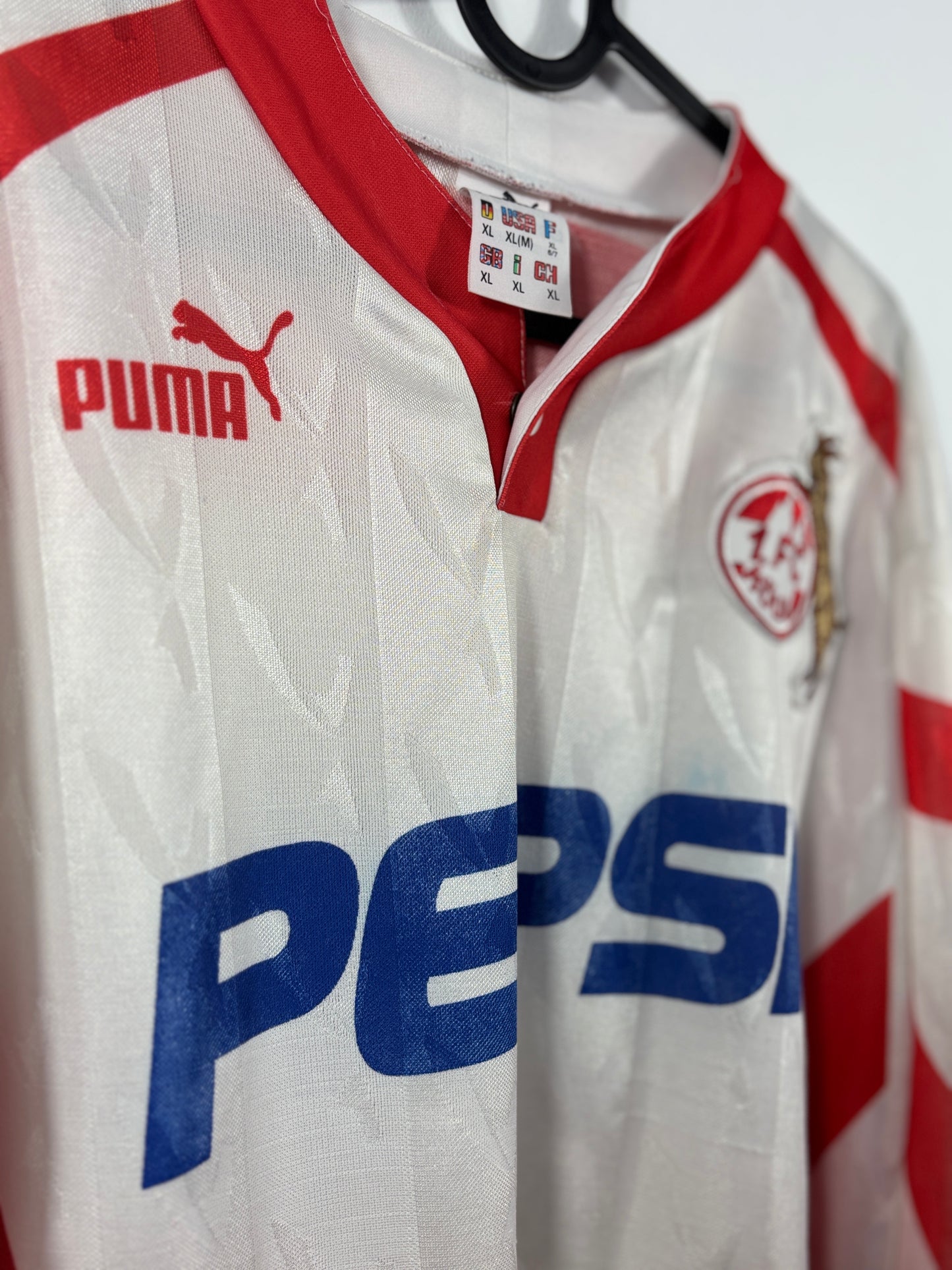 1. FC Köln 1993/1994 Heimtrikot Pepsi– XL - #9 Littbarski