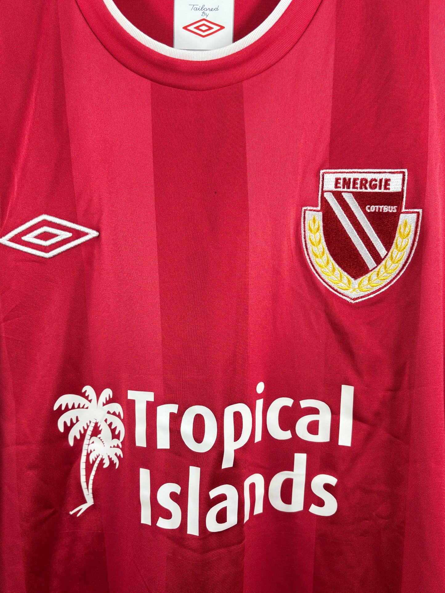 Energie Cottbus 2011/2012 Heimtrikot- M - #27 Banaskiewicz (Matchprepared)