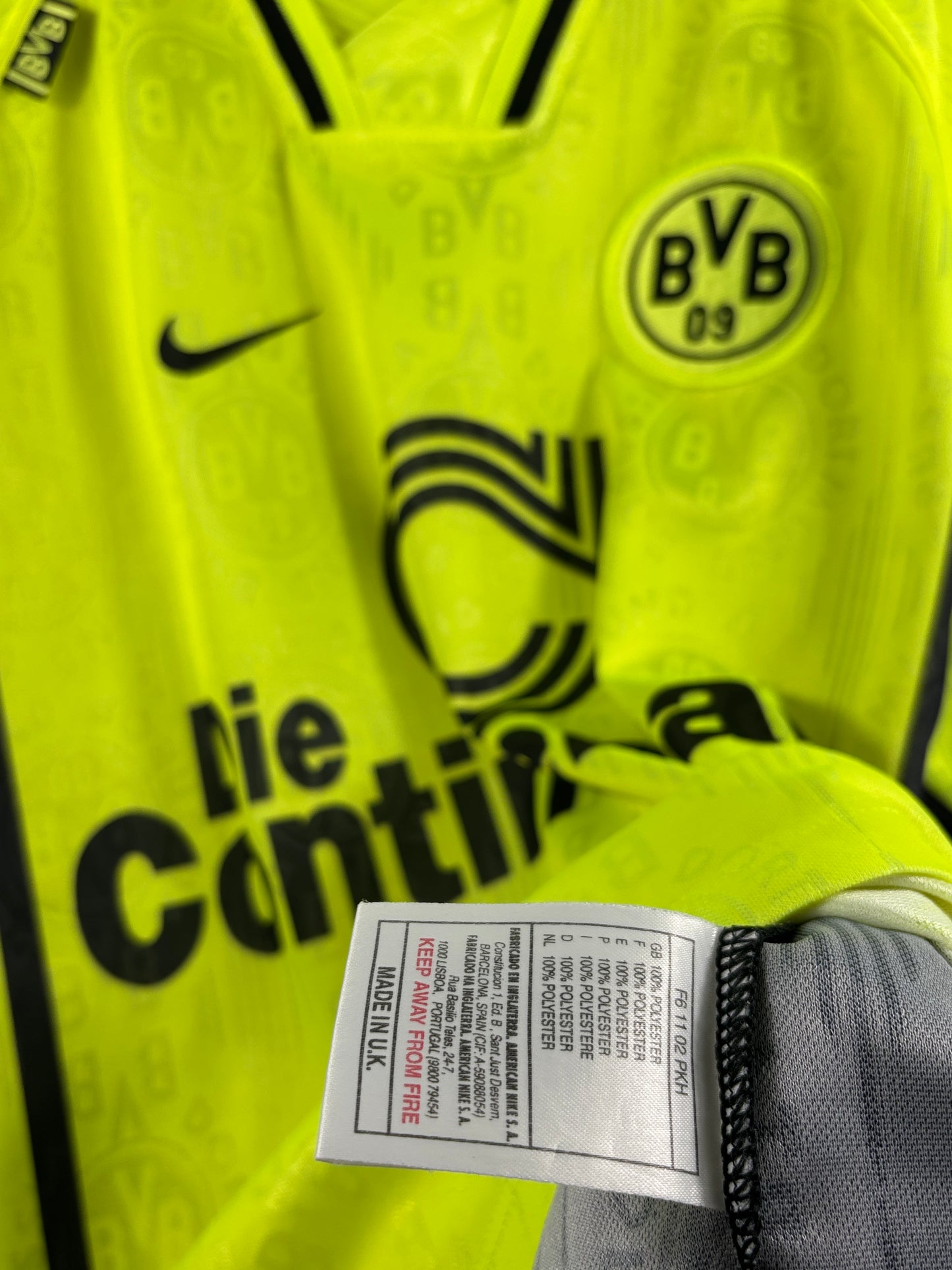 BVB Borussia Dortmund 1996/1997 Heimtrikot - XL - #19 Sousa