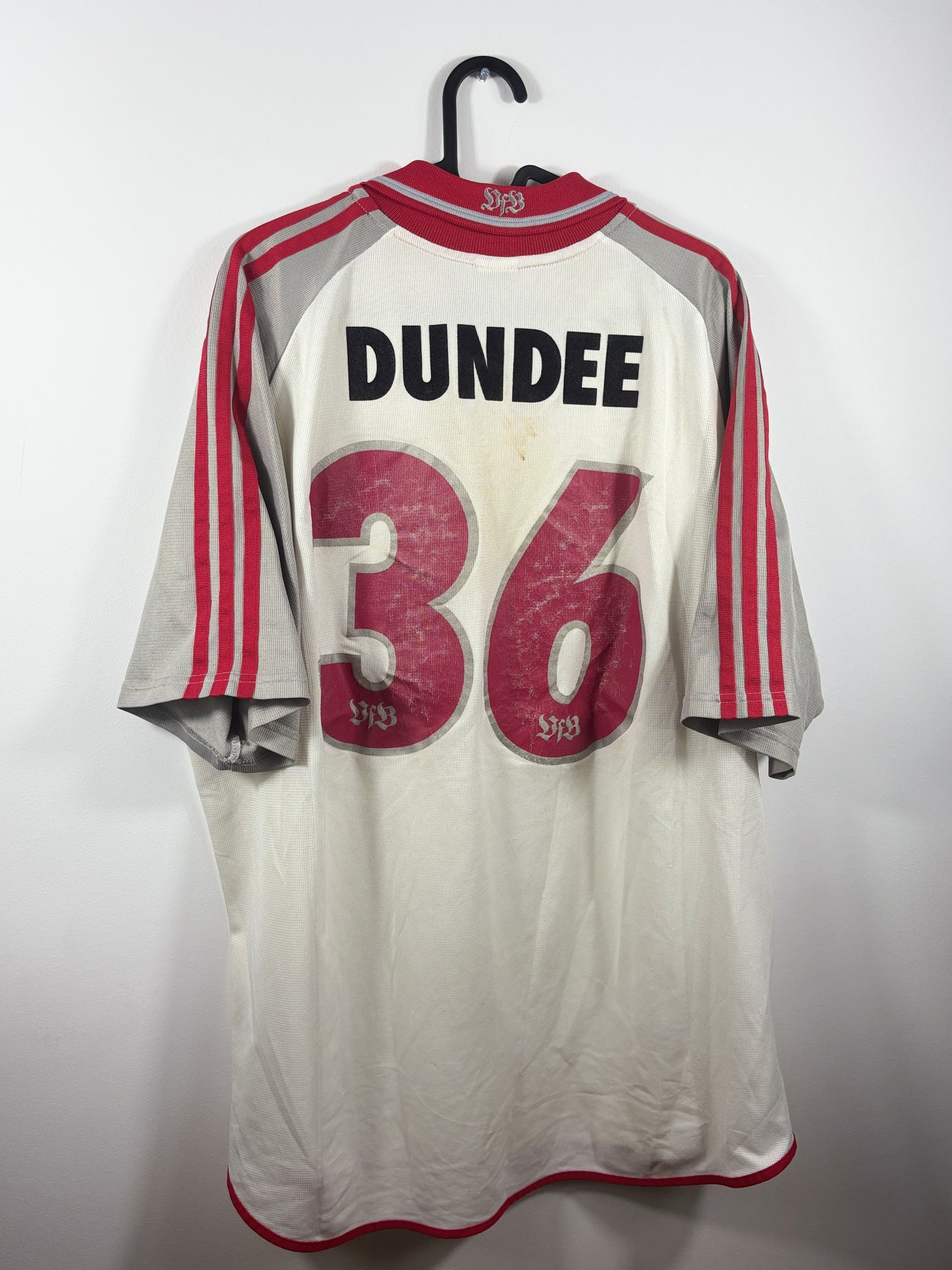 VfB Stuttgart 2000/2001 Heimtrikot - XXL - #36 Dundee
