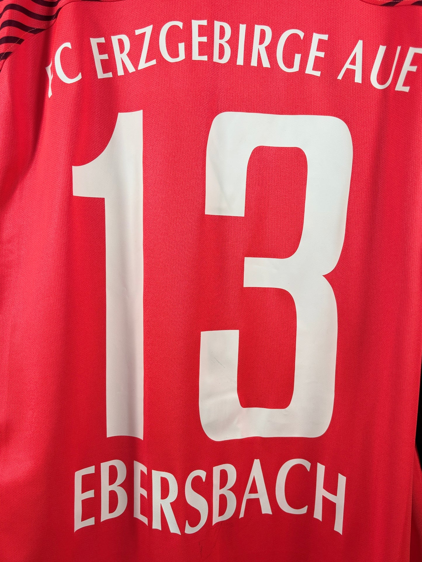FC Erzgebirge Aue 2016/2017 Torwarttrikot - L - #13 Ebersbach (Matchprepared)
