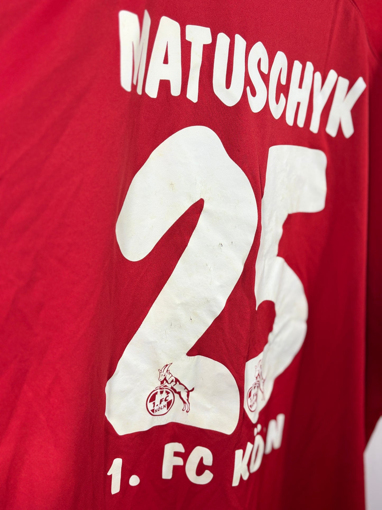 1. FC Köln 2008/2009 Heimtrikot Rewe – XL - #25 Matuschyk