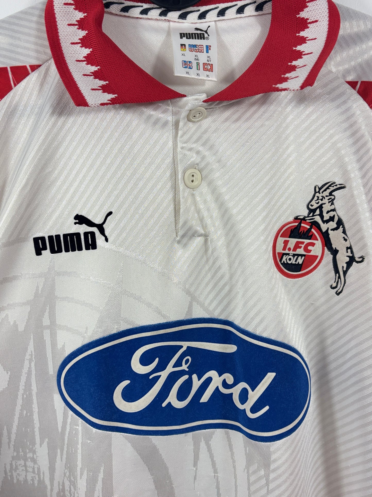 1. FC Köln 1996/1997 Heimtrikot Ford – XL