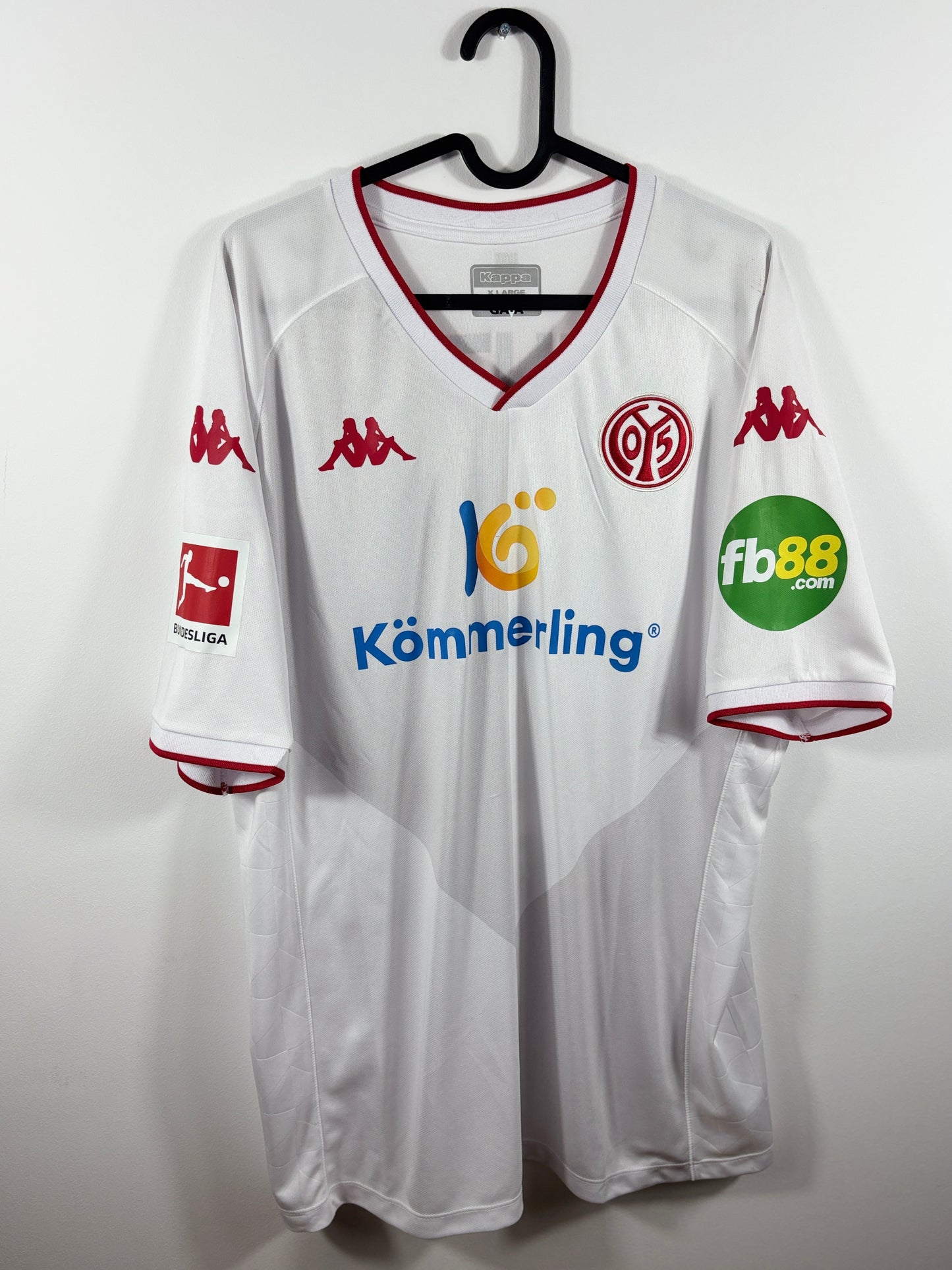 1. FSV Mainz 05 2022/2023 Auswärtstrikot - XL - #17 Ajorque (Matchprepared & signiert)