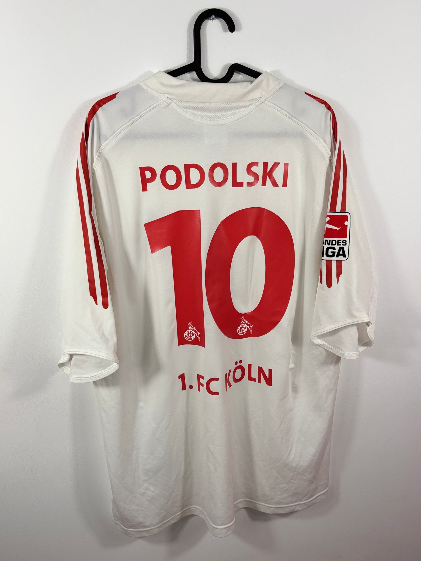 1. FC Köln 2005/2006 Heimtrikot Gerling – XL - #10 Podolski
