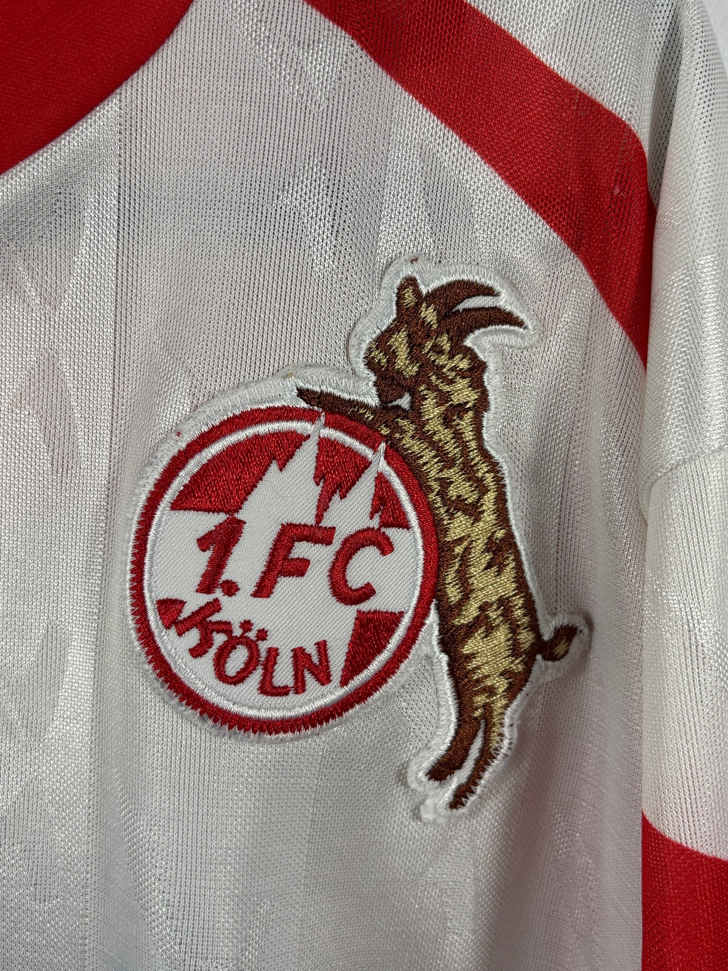 1. FC Köln 1993/1994 Heimtrikot Pepsi– XL - #9 Littbarski