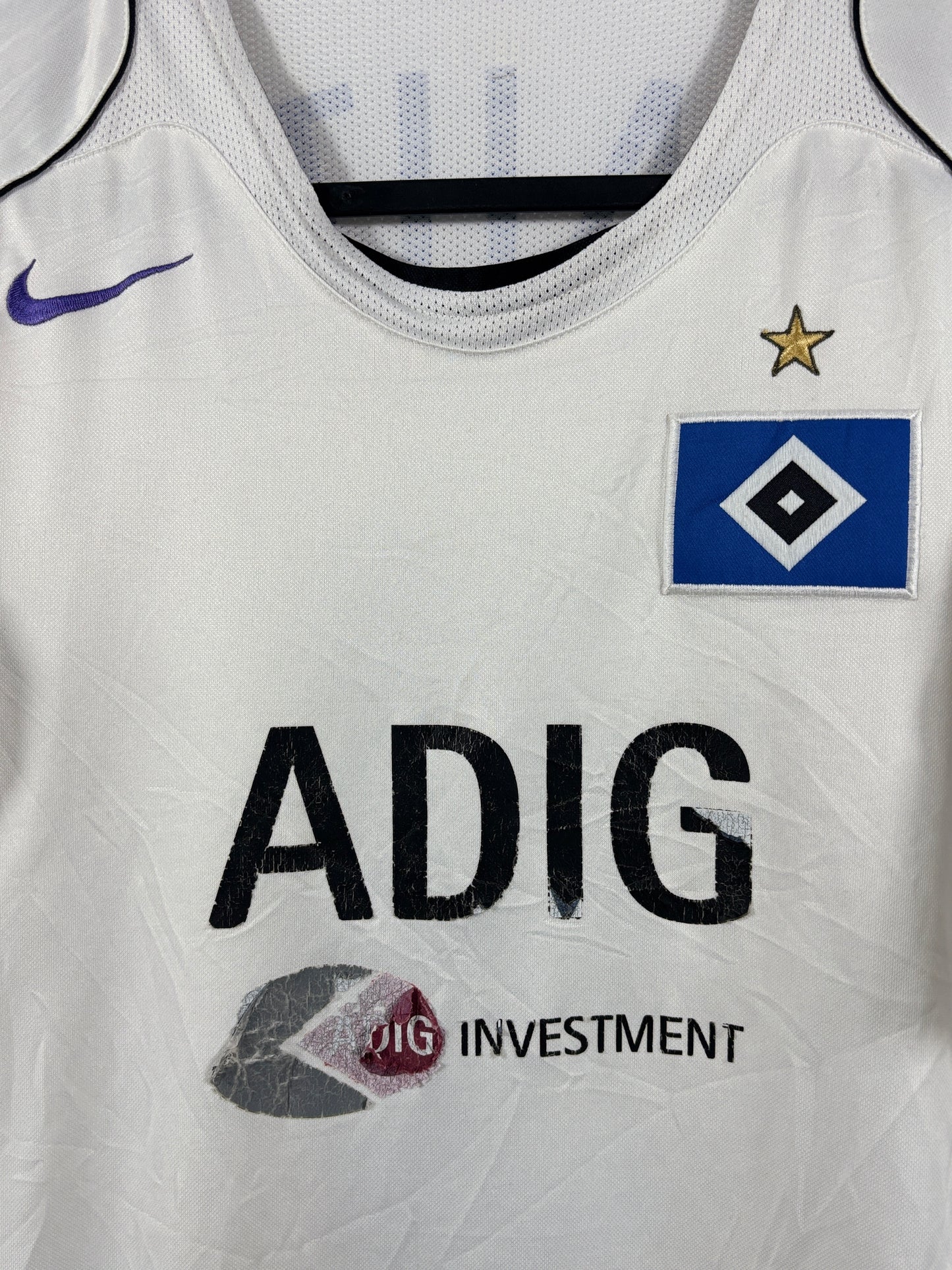 Hamburger SV 2004/2005 Auswärtstrikot - M - #11 Lauth