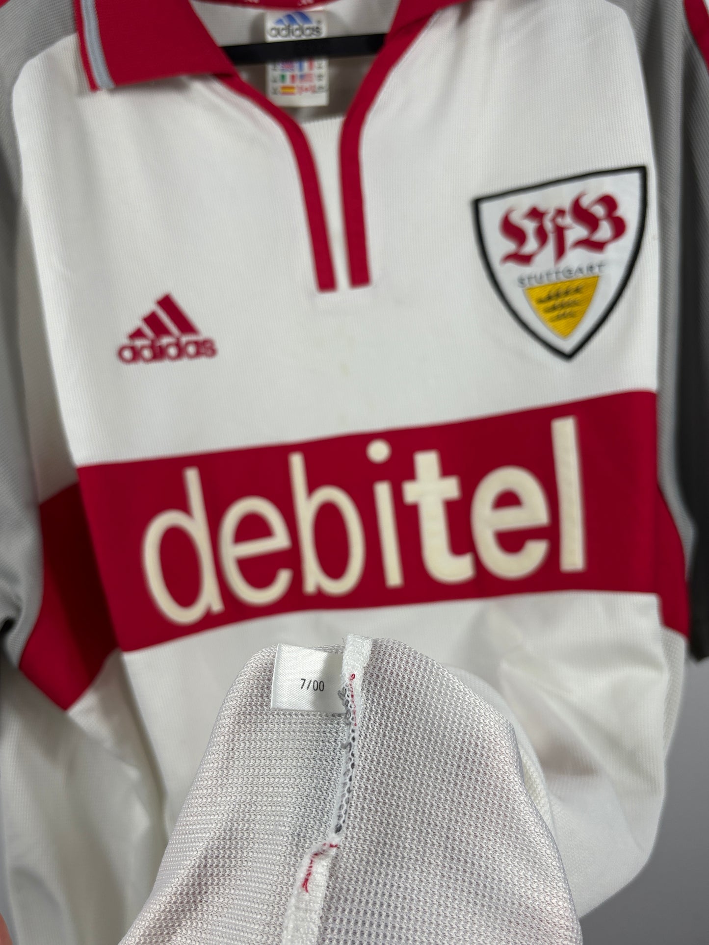 VfB Stuttgart 2000/2001 Heimtrikot - XXL - #36 Dundee