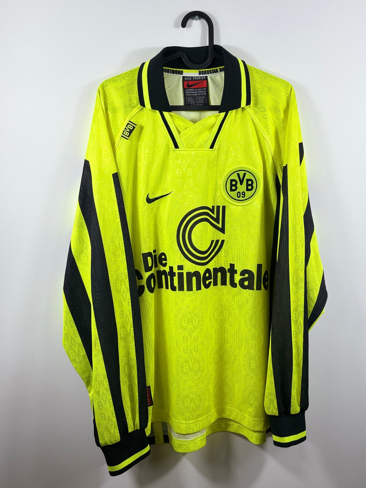 BVB Borussia Dortmund 1996/1997 Heimtrikot - XL - #10 Möller