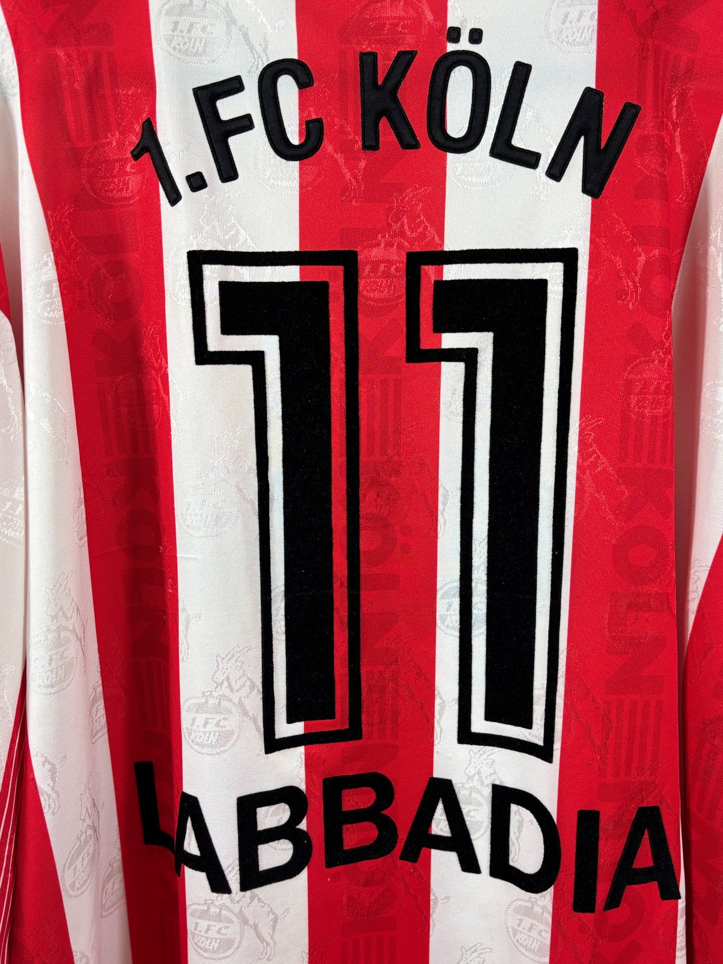 1. FC Köln 1995/1996 Heimtrikot Ford – XL - #11 Labbadia