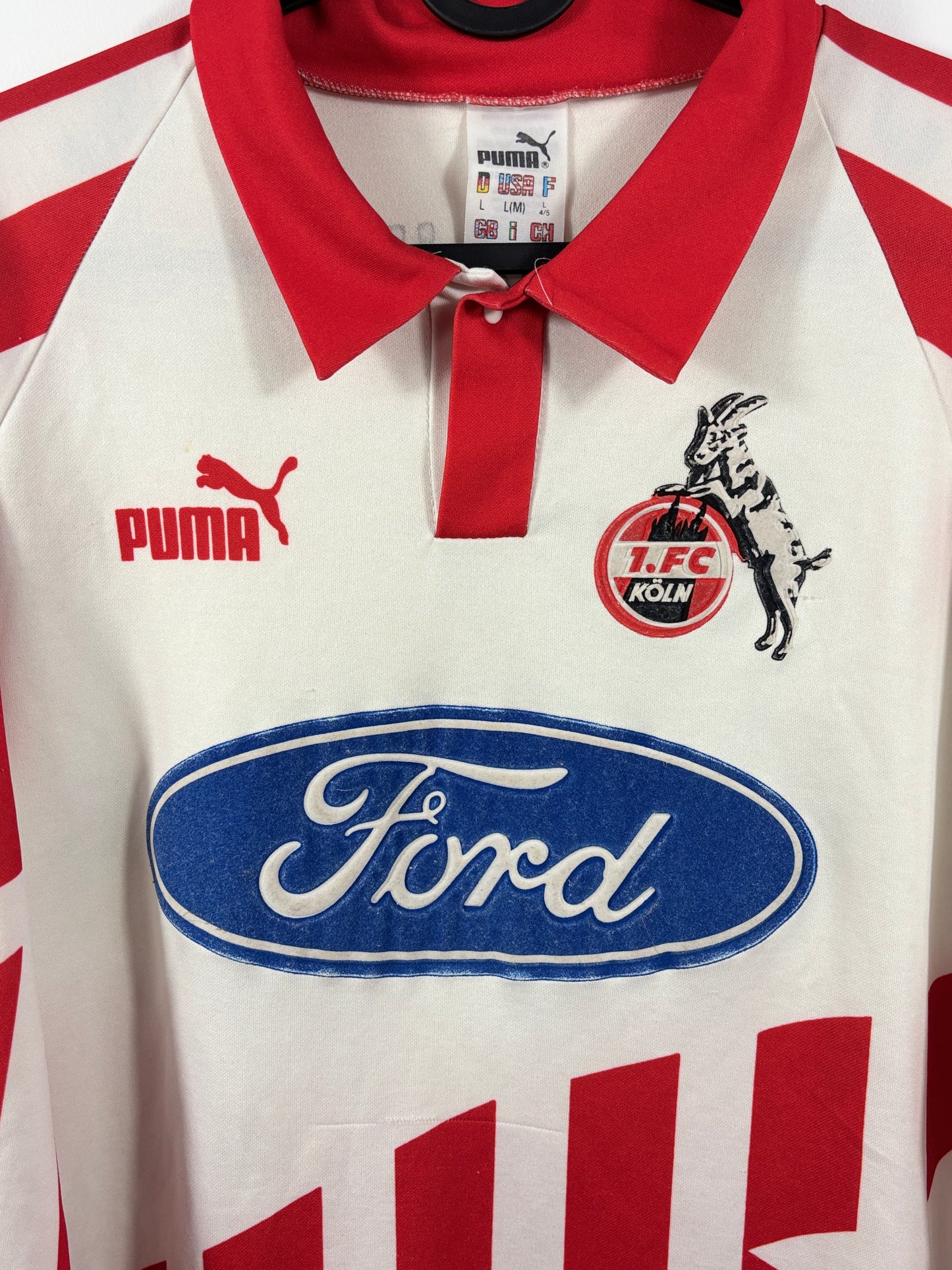 1. FC Köln 1994/1995 Heimtrikot Ford – L