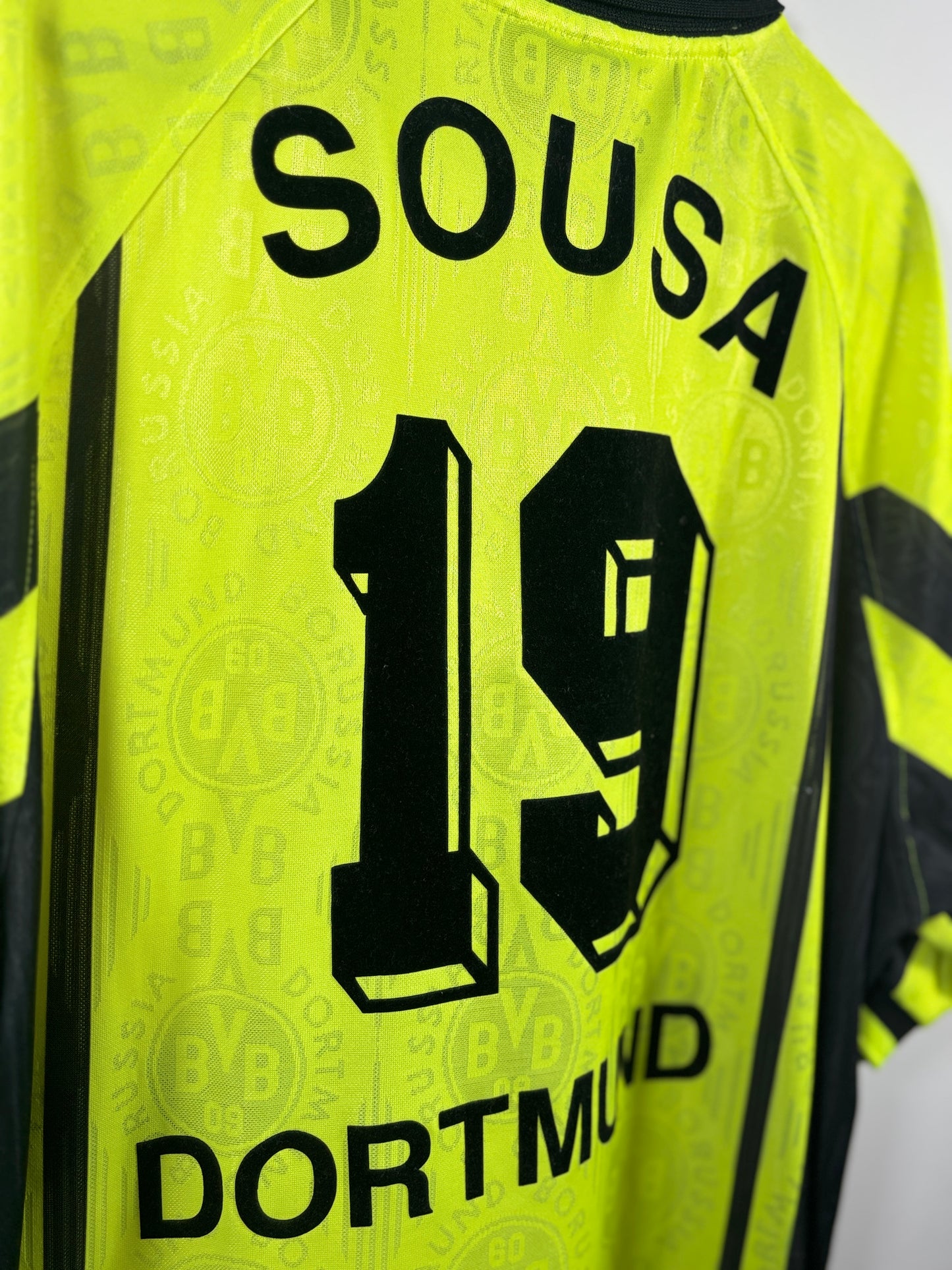 BVB Borussia Dortmund 1996/1997 Heimtrikot - XL - #19 Sousa