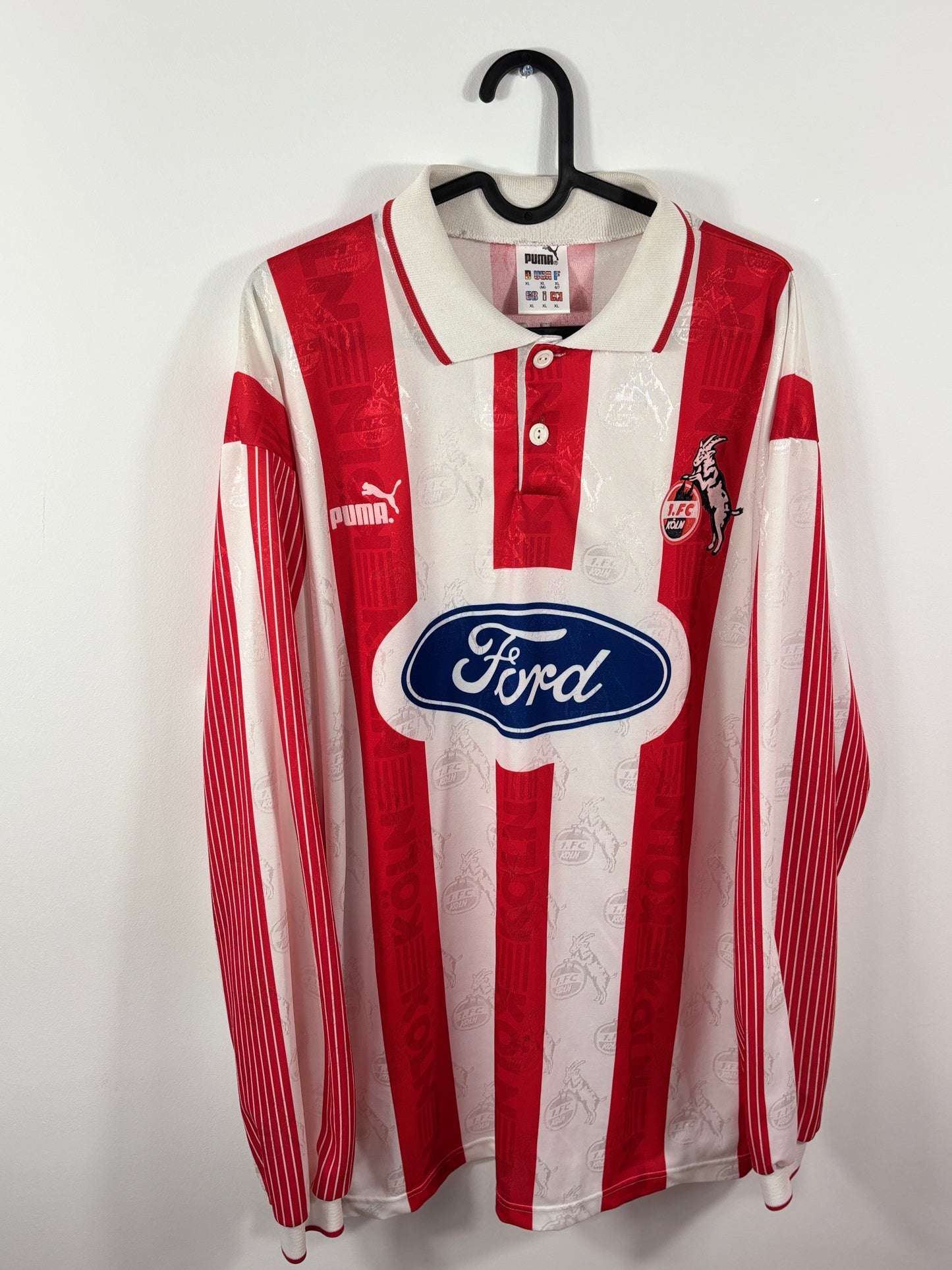 1. FC Köln 1995/1996 Heimtrikot Ford – XL