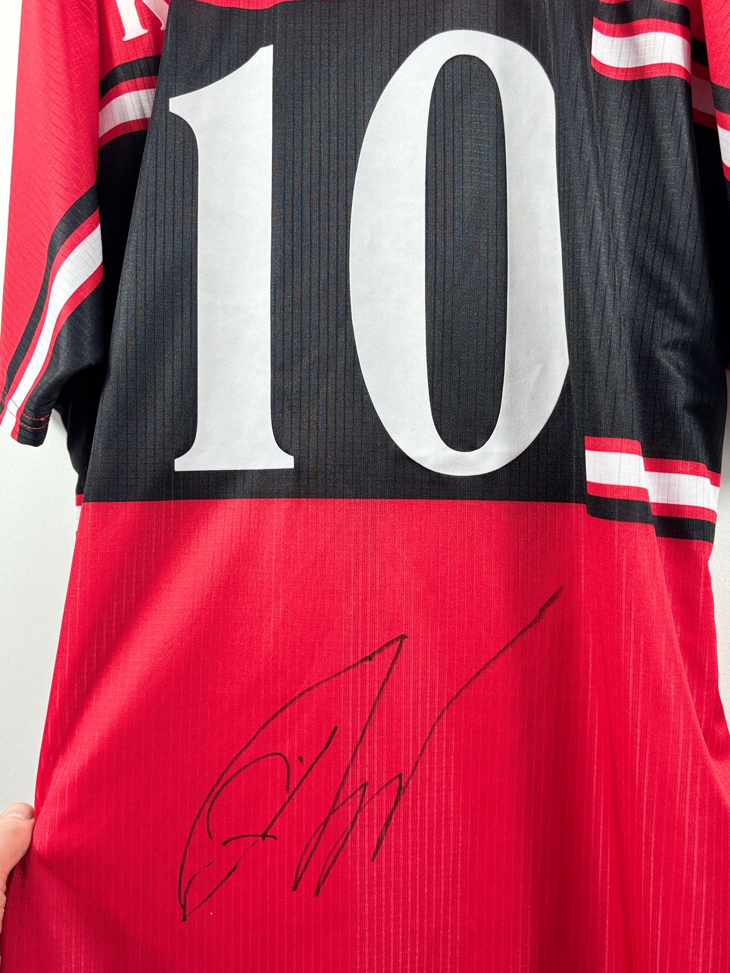 SC Freiburg 2000/2001 Heimtrikot BfG Bank – XL - #10 Kobiashvili (signiert)