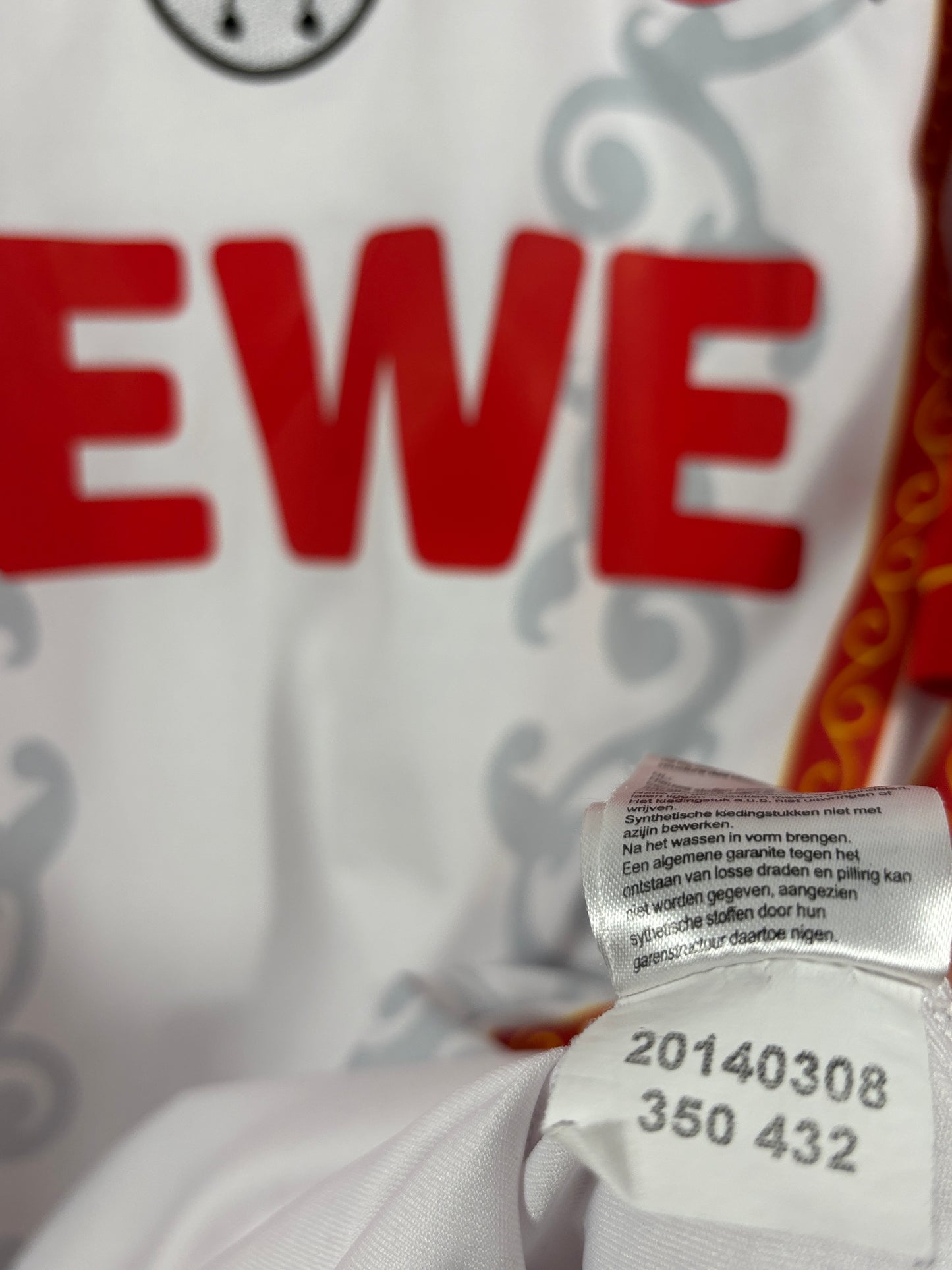 1. FC Köln 2014/2015 Karnevalstrikot Rewe – XXL - #10 Helmes
