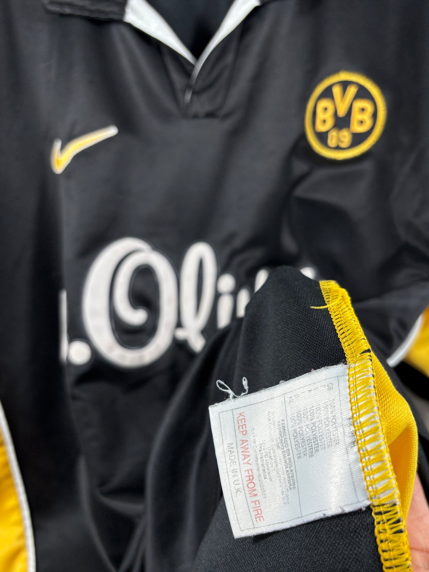 BVB Borussia Dortmund 1998/1999/2000 Auswärtstrikot - L