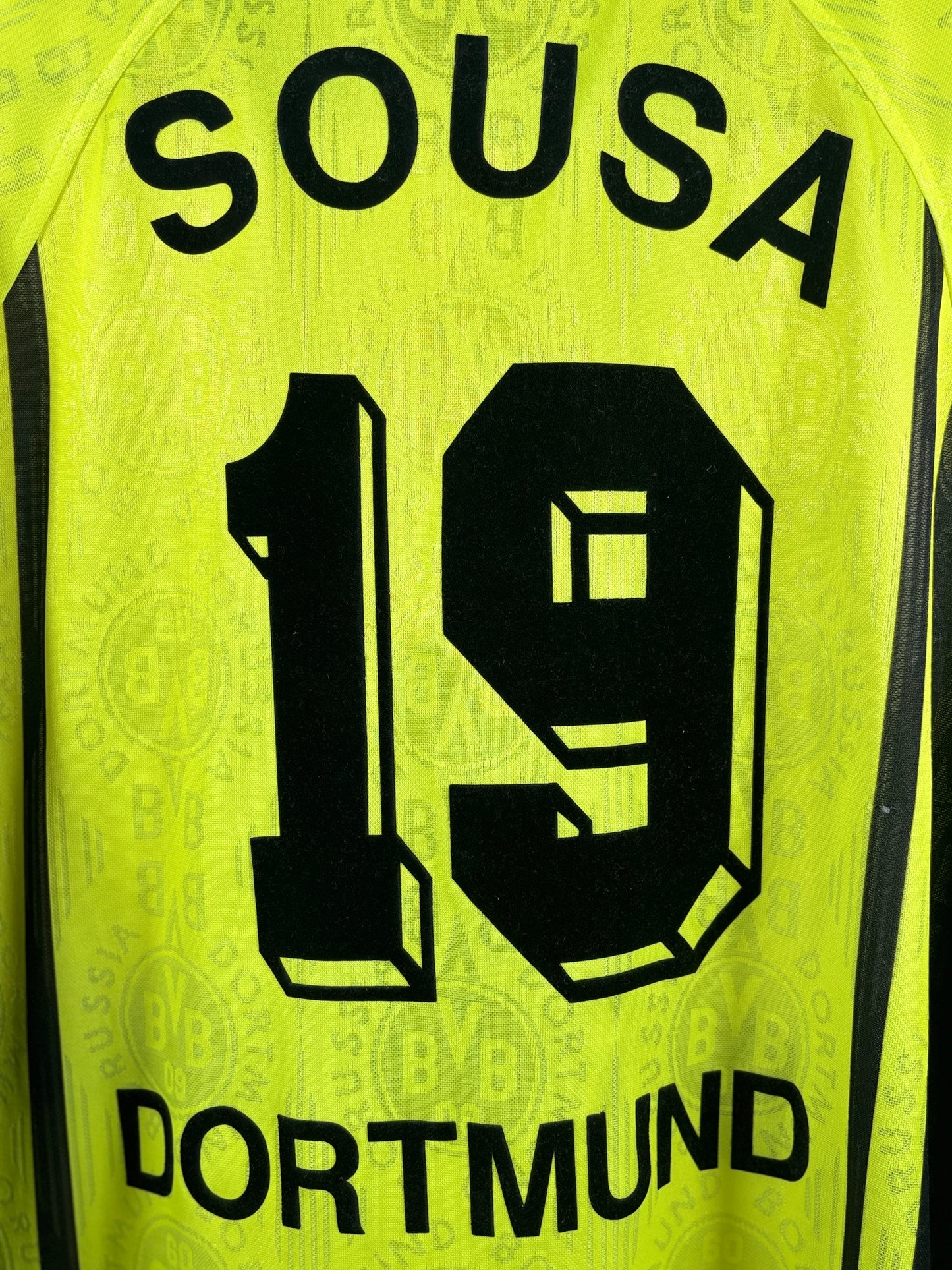 BVB Borussia Dortmund 1996/1997 Heimtrikot - XL - #19 Sousa