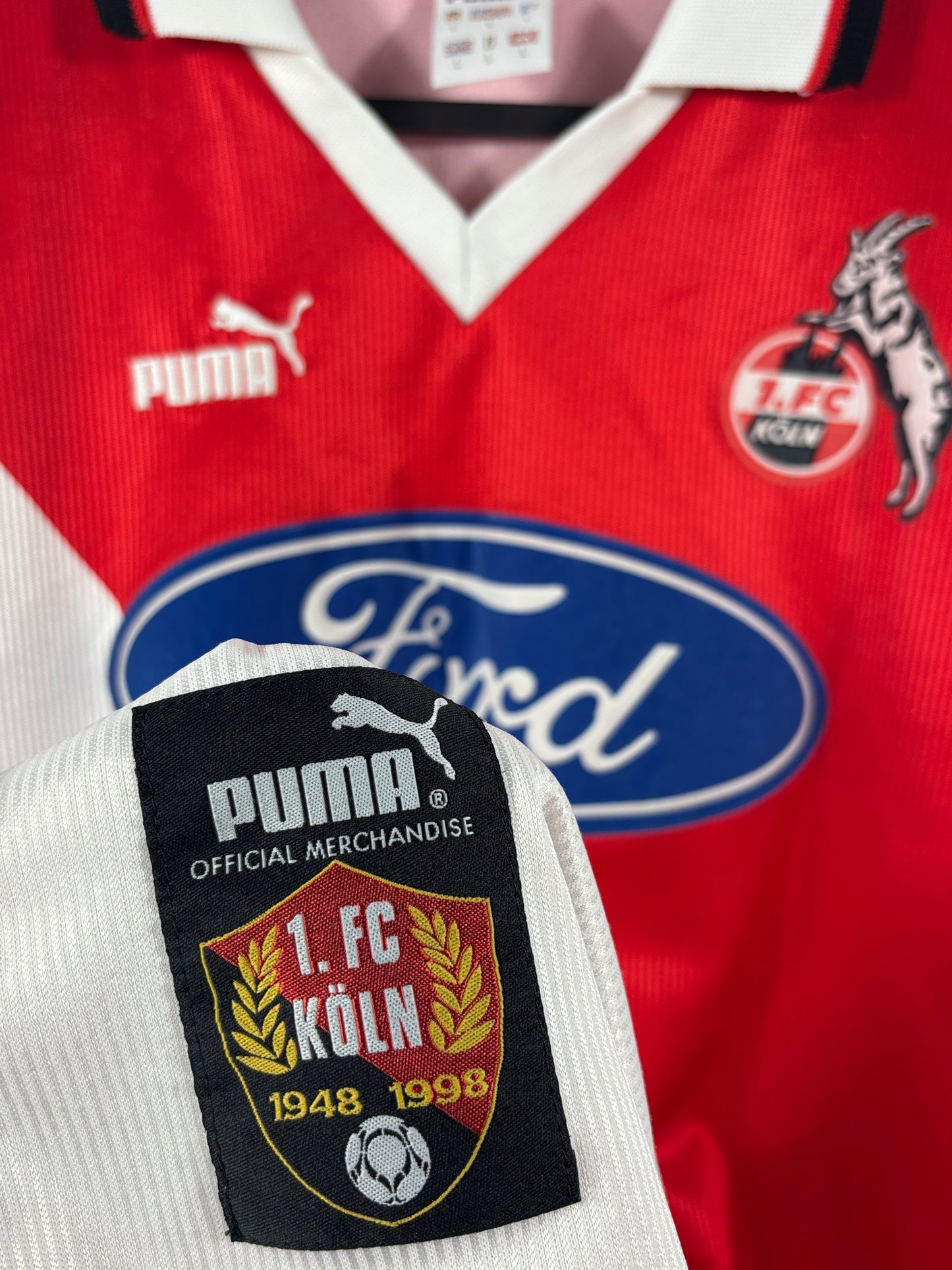 1. FC Köln 1997/1998 Jubiläumstrikot Ford – L