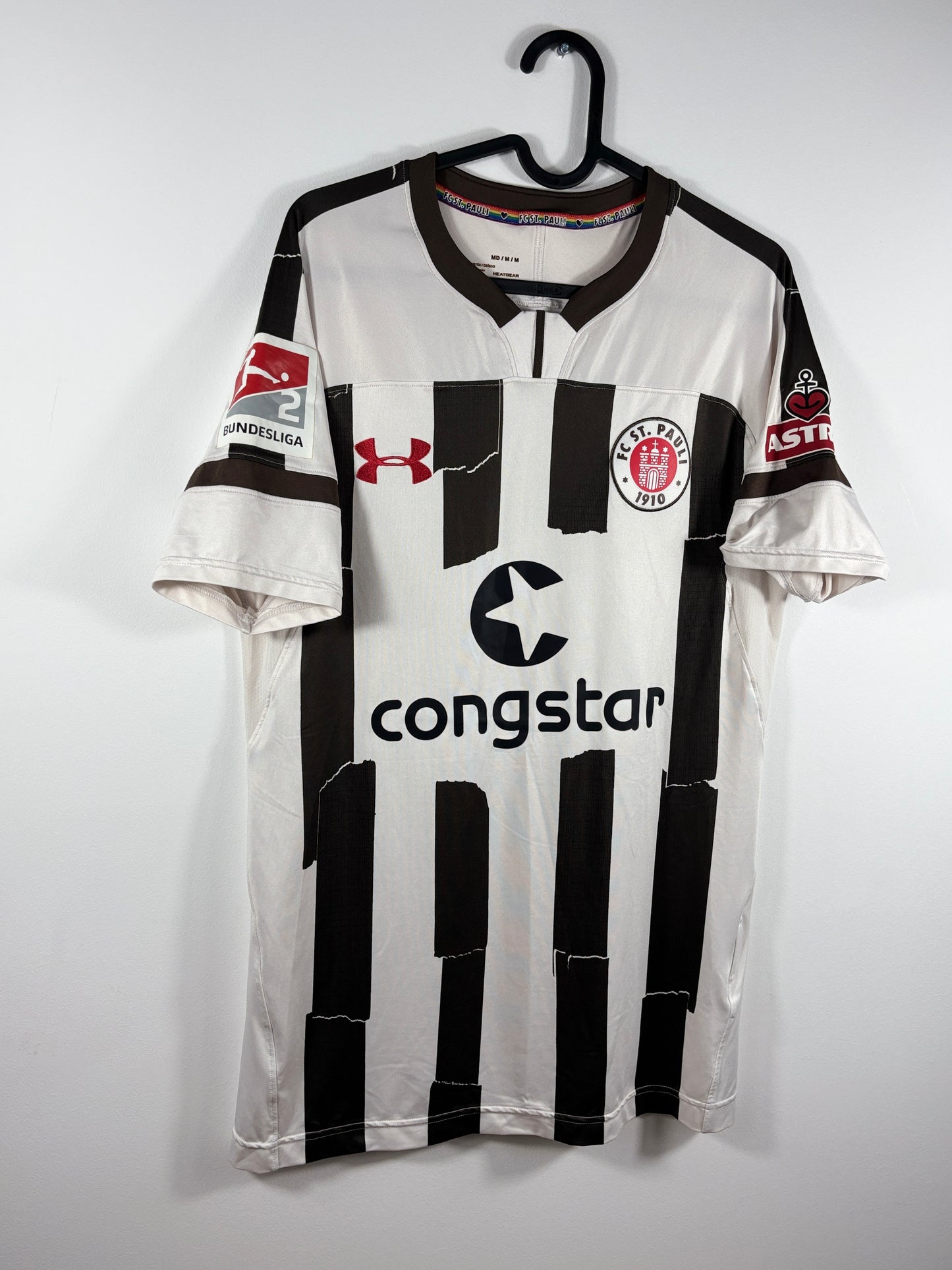 FC Sankt Pauli 2018/2019 Heimtrikot - M - #22 Sahin (Matchworn mit Zertifikat)