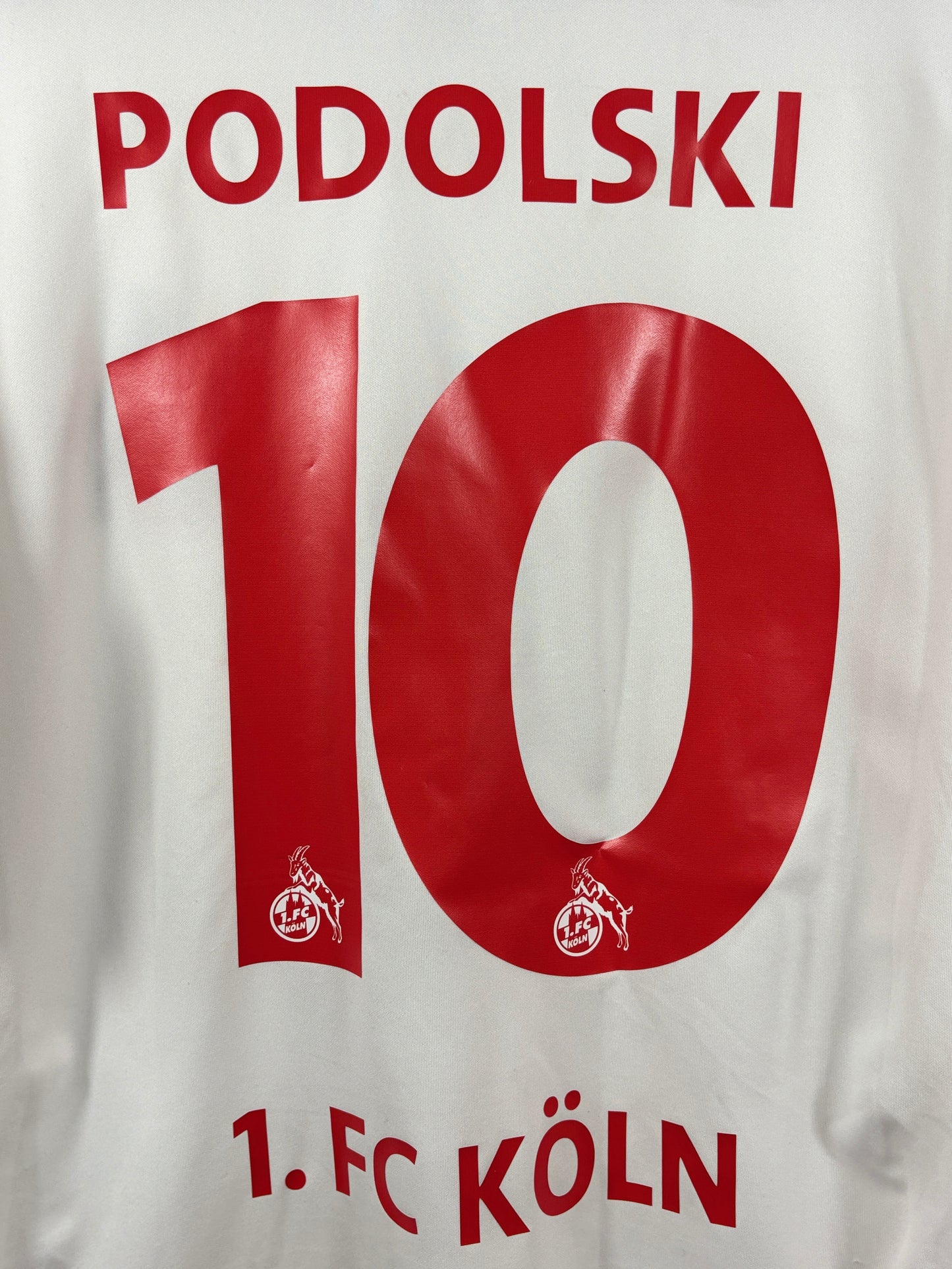 1. FC Köln 2005/2006 Heimtrikot Gerling – XL - #10 Podolski