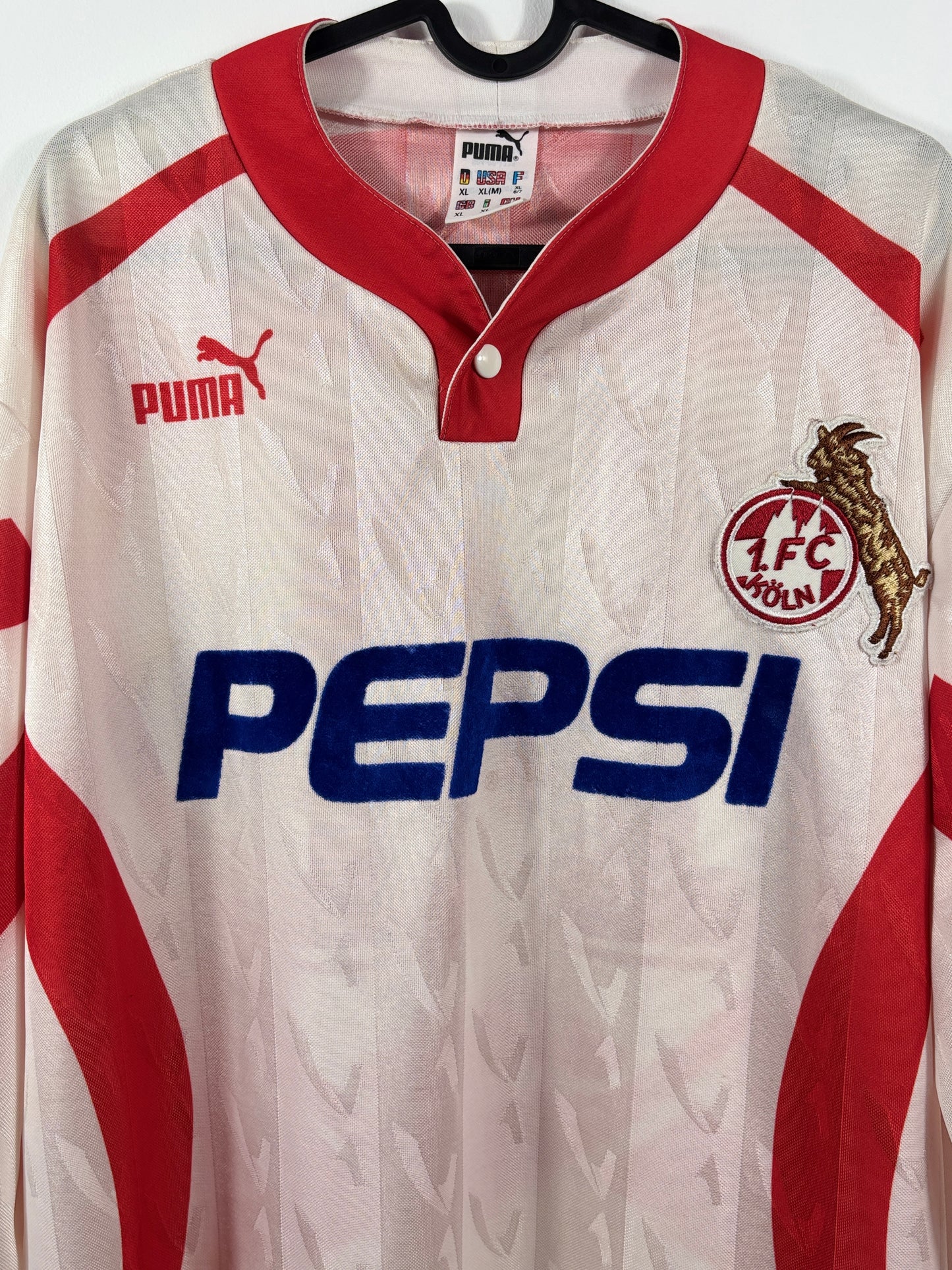 1. FC Köln 1993/1994 Heimtrikot Pepsi – XL - #14 (Matchworn)