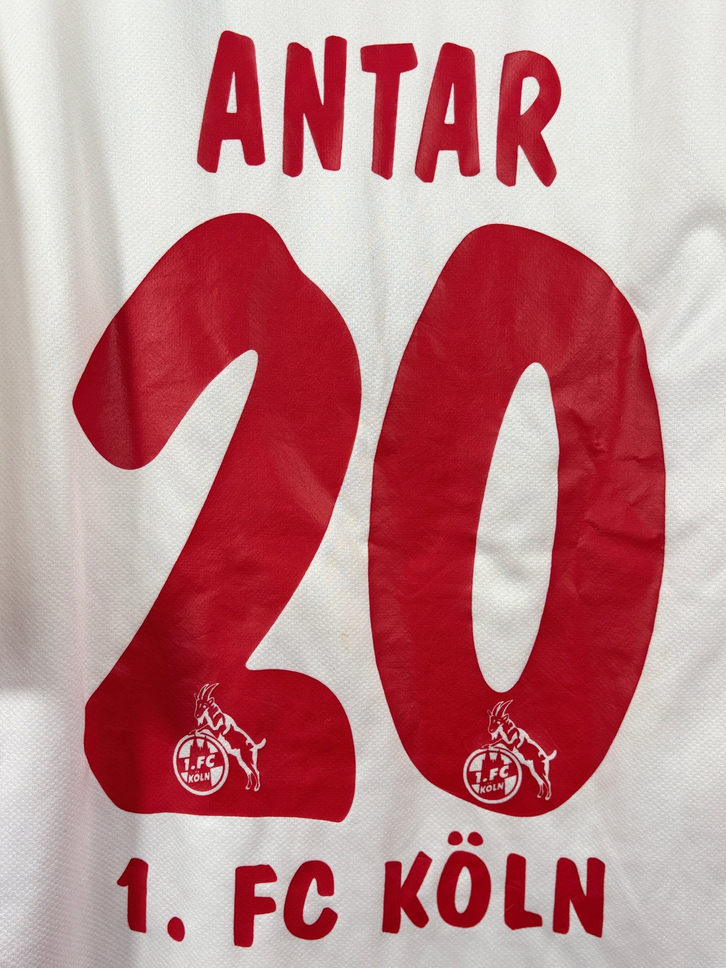 1. FC Köln 2008/2009 Heimtrikot Rewe– XL - #20 Antar