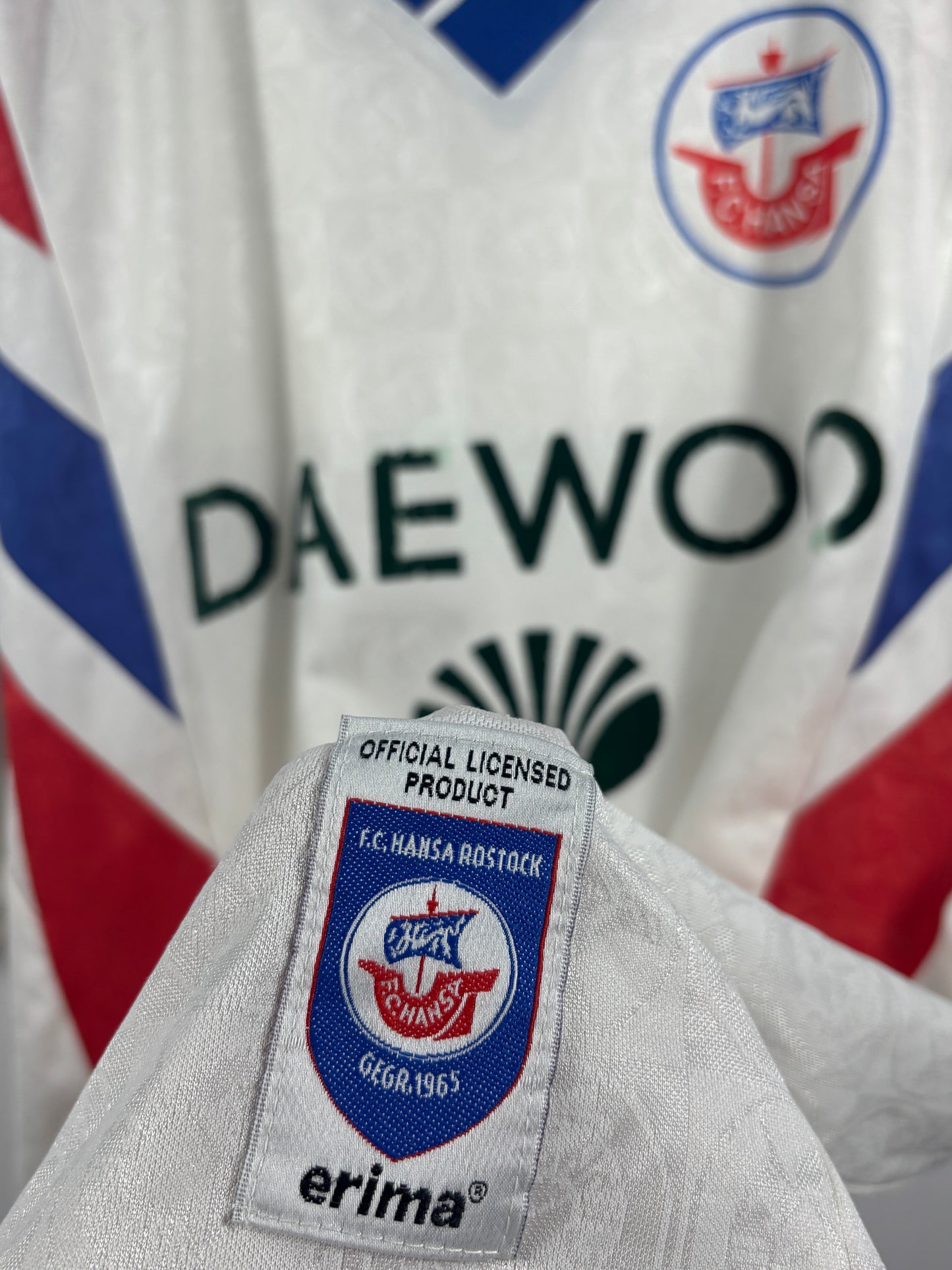 Hansa Rostock  1996/1997 Heimtrikot Daewoo - L/XL